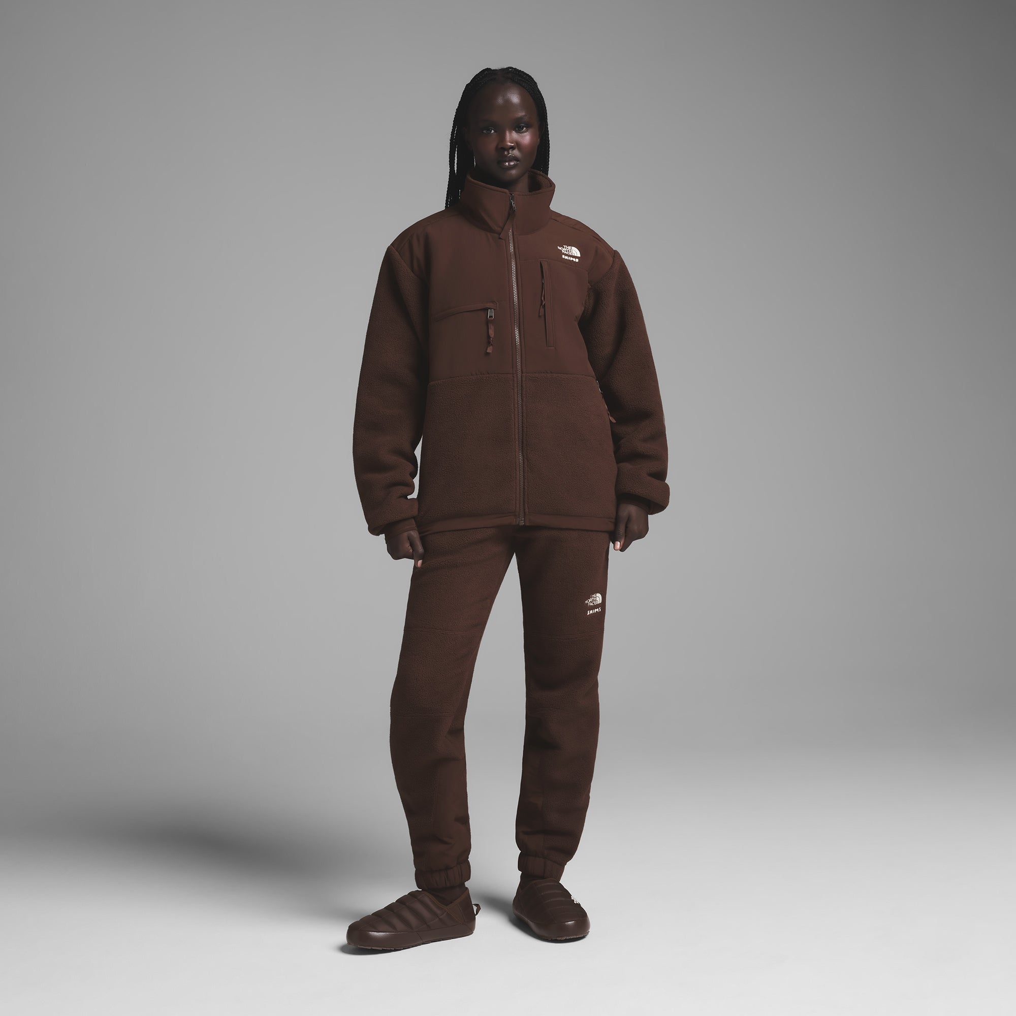 THE NORTH FACE X SKIMS 1995 RETRO DENALI FLEECE JACKET | COCOA