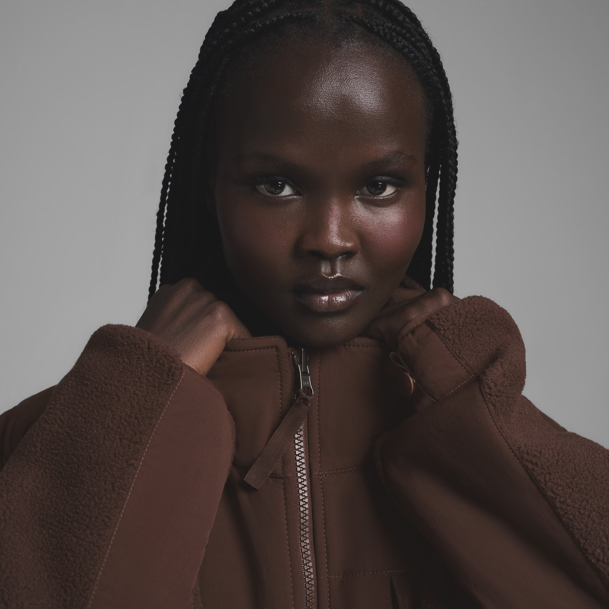 THE NORTH FACE X SKIMS 1995 RETRO DENALI FLEECE JACKET | COCOA - Image 4