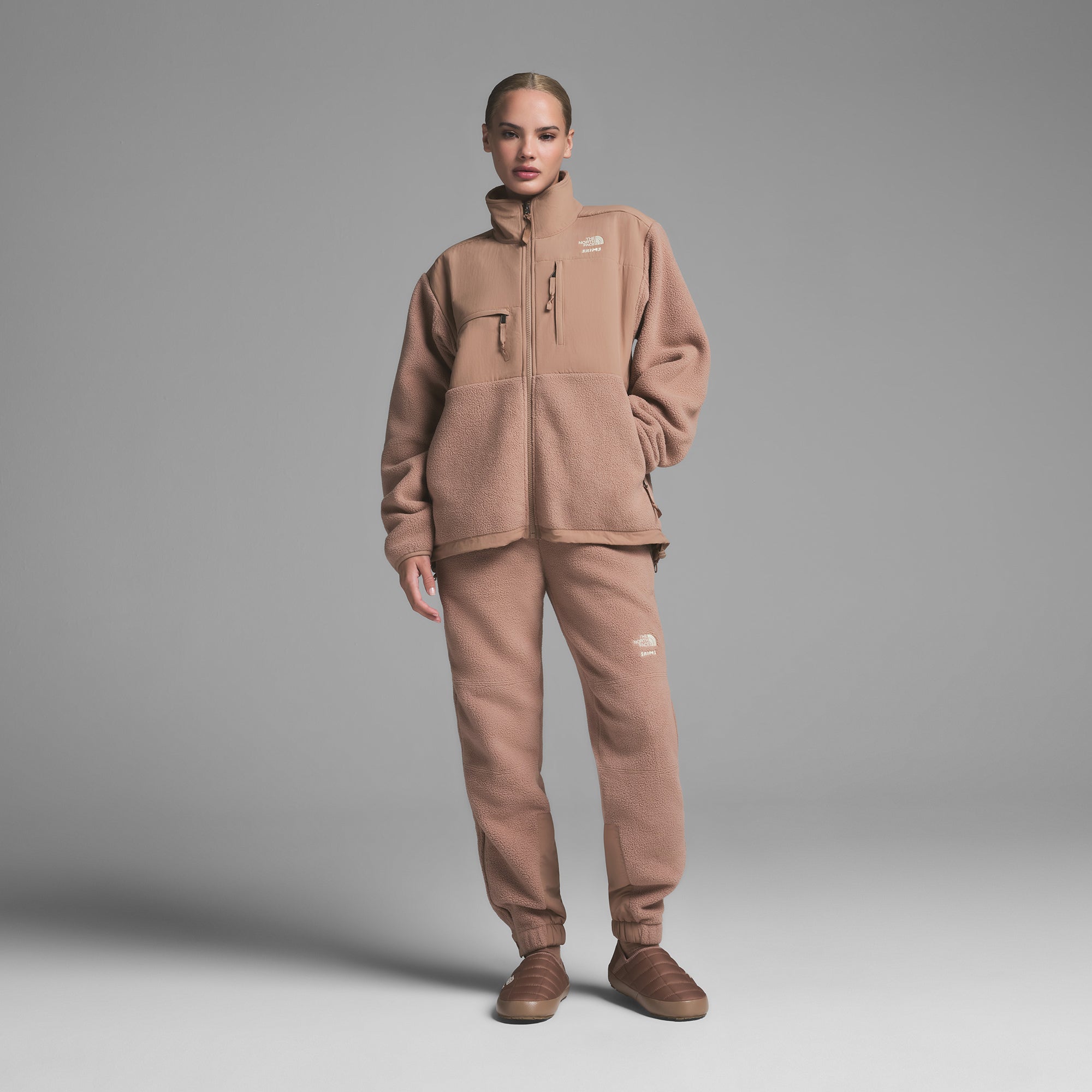 THE NORTH FACE X SKIMS 1995 RETRO DENALI FLEECE JACKET | SIENNA