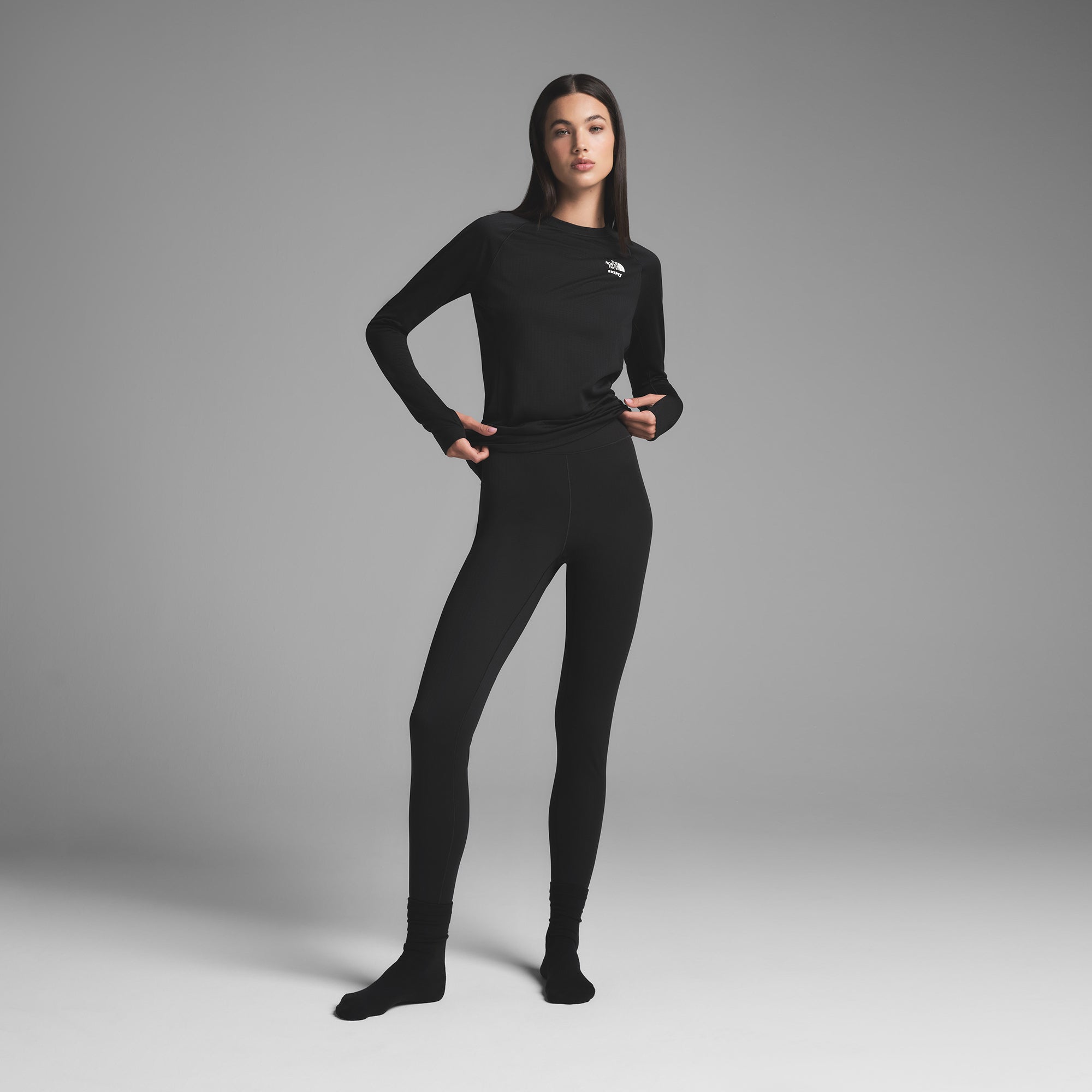 THE NORTH FACE X SKIMS DOTKNIT LEGGING | ONYX