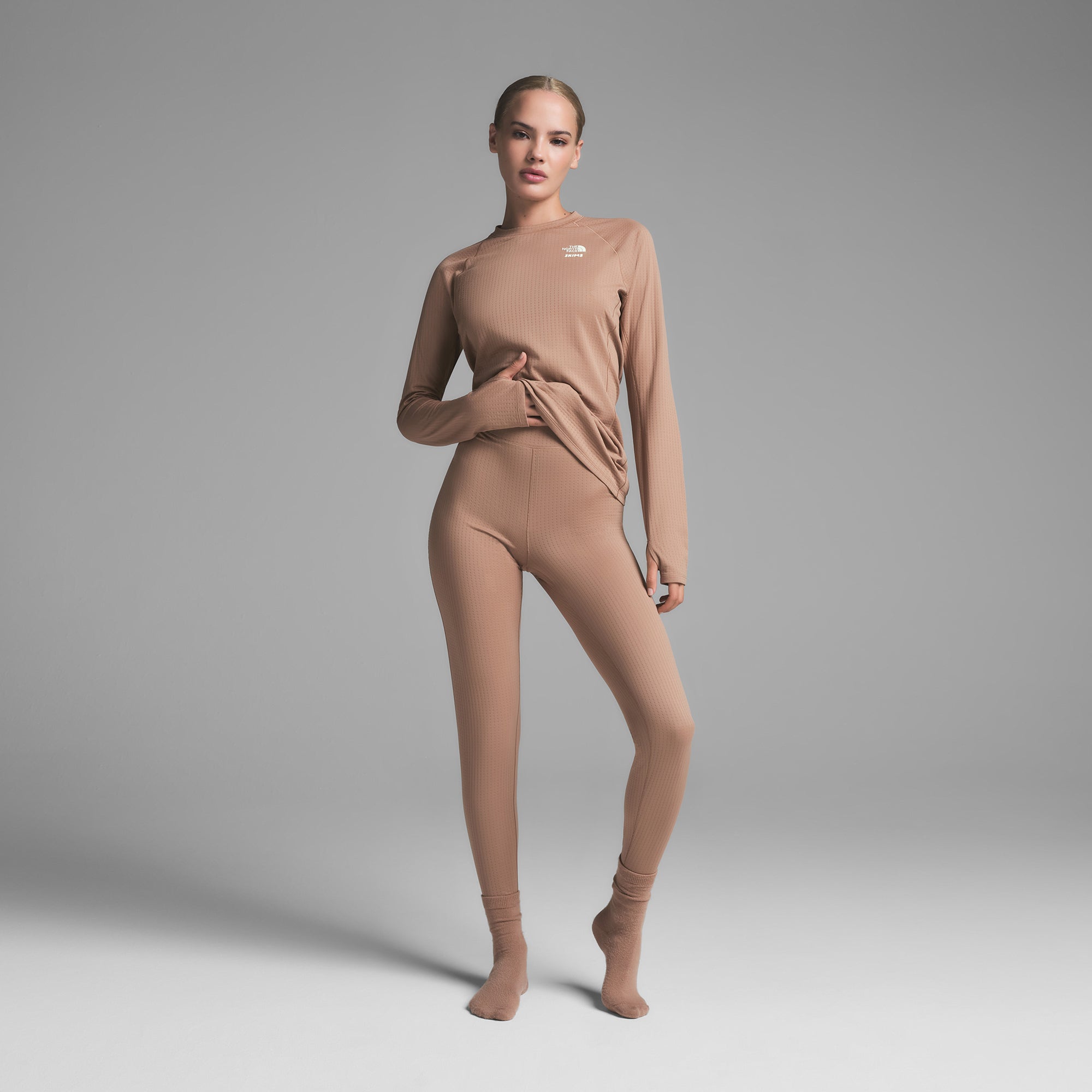 THE NORTH FACE X SKIMS DOTKNIT LEGGING | SIENNA