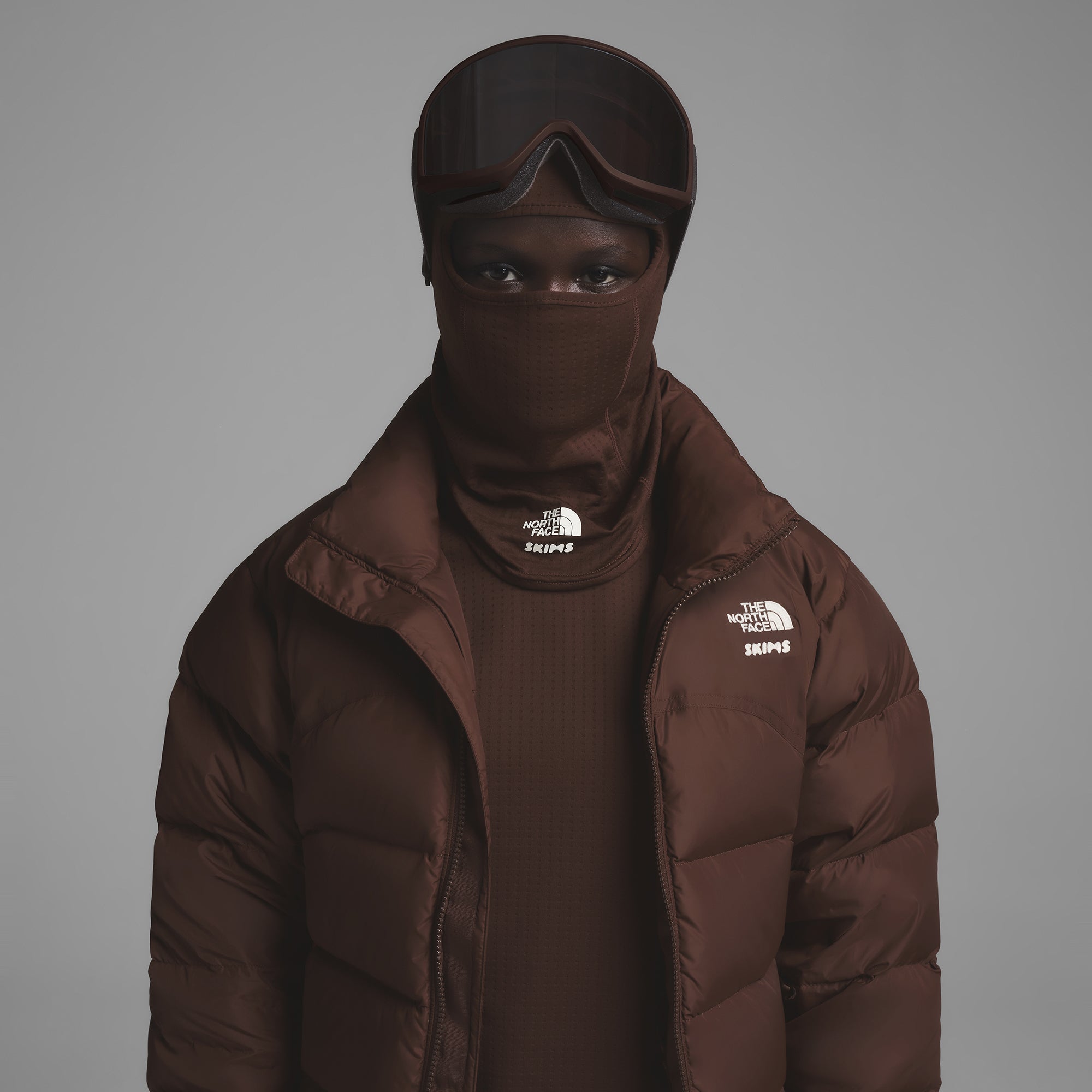 THE NORTH FACE X SKIMS DOTKNIT BALACLAVA | COCOA - Image 3