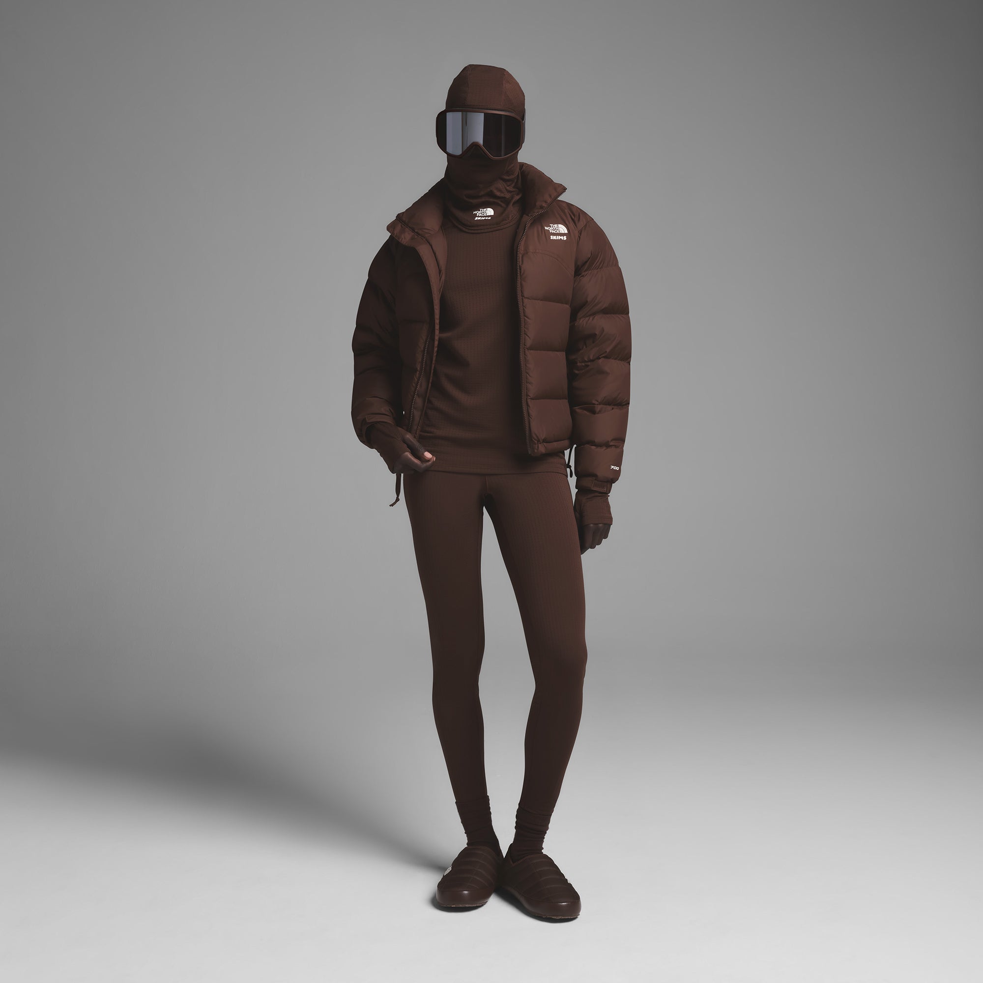 THE NORTH FACE X SKIMS DOTKNIT BALACLAVA | COCOA - Image 2