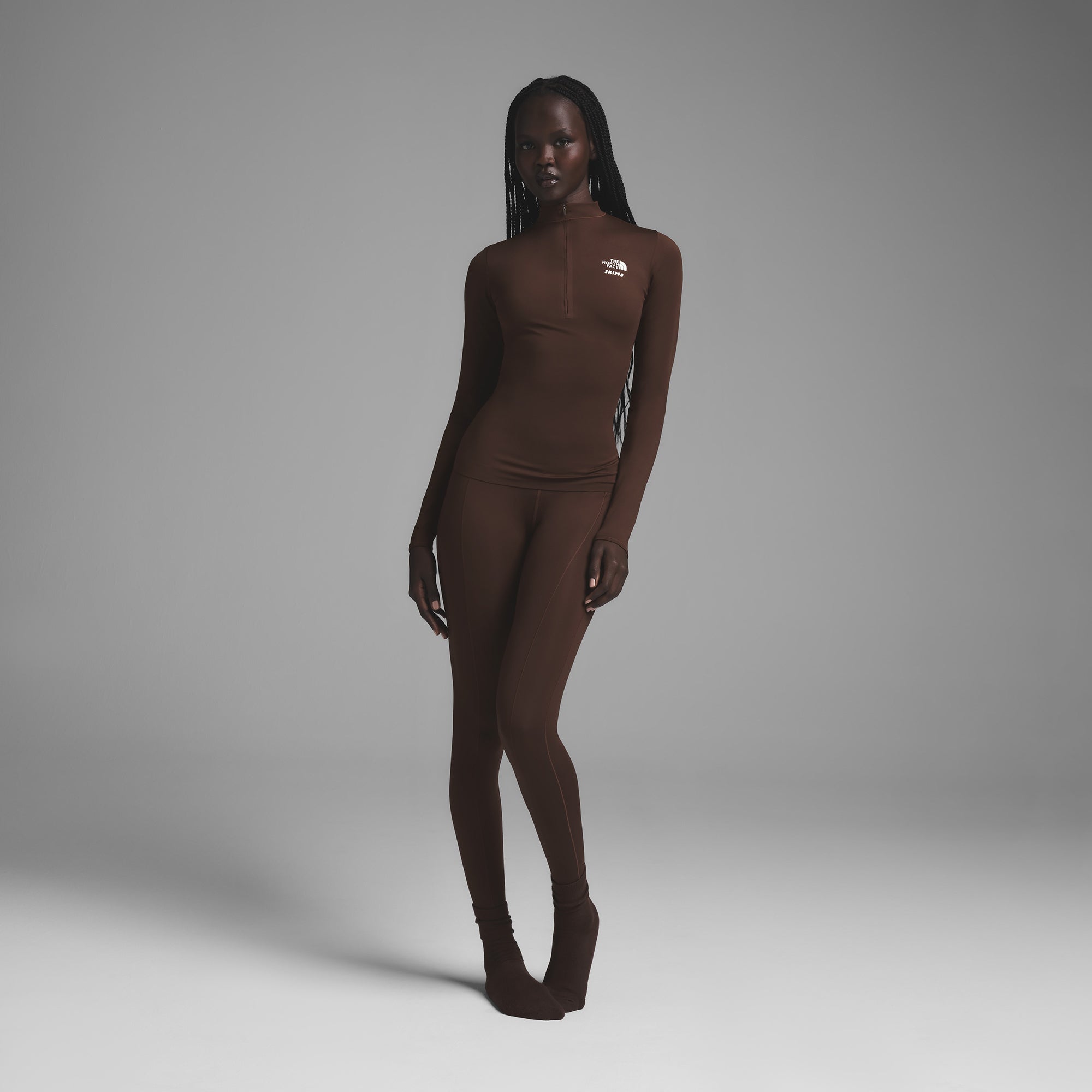 THE NORTH FACE X SKIMS REFINA LEGGING | COCOA