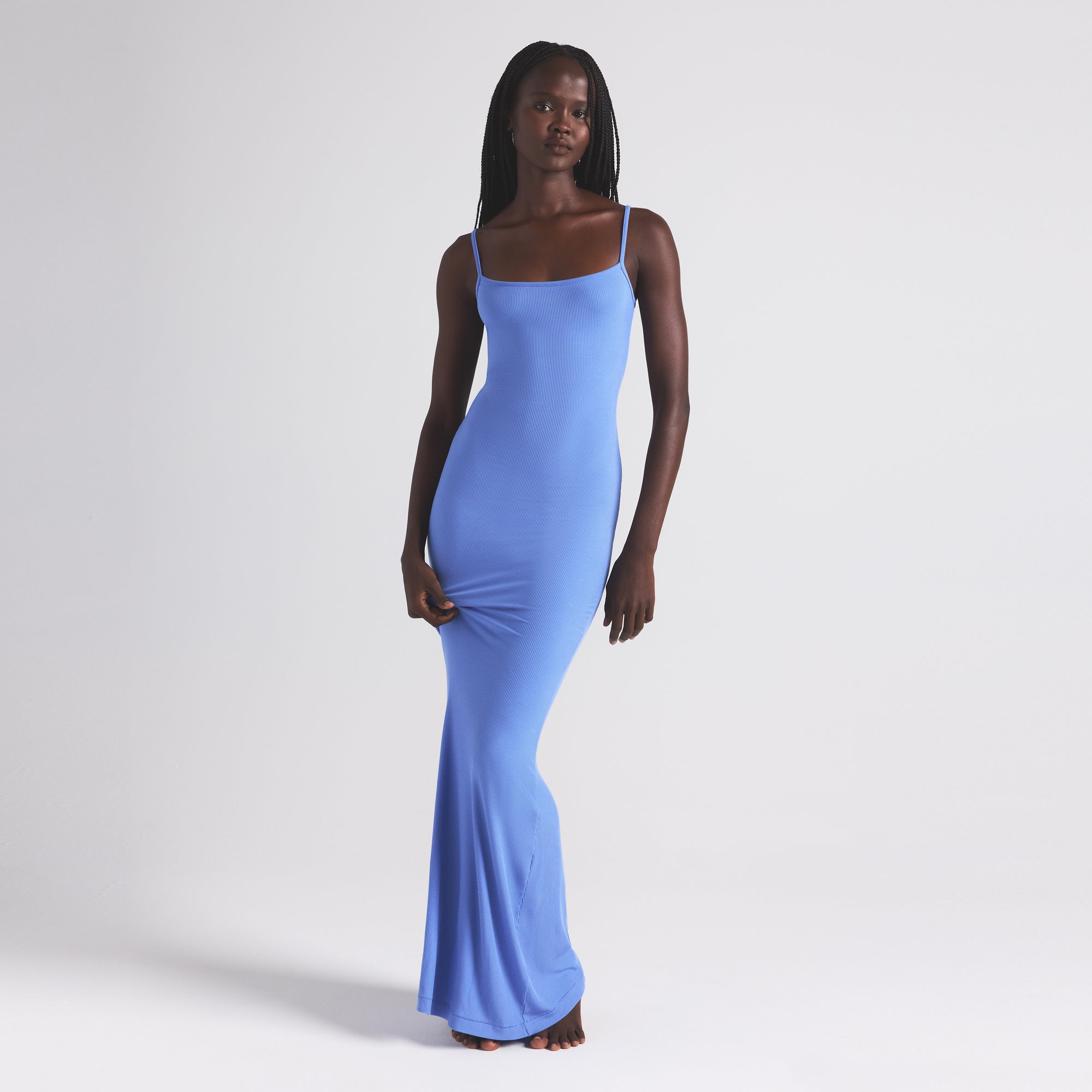 SOFT LOUNGE LONG SLIP DRESS | CIELO