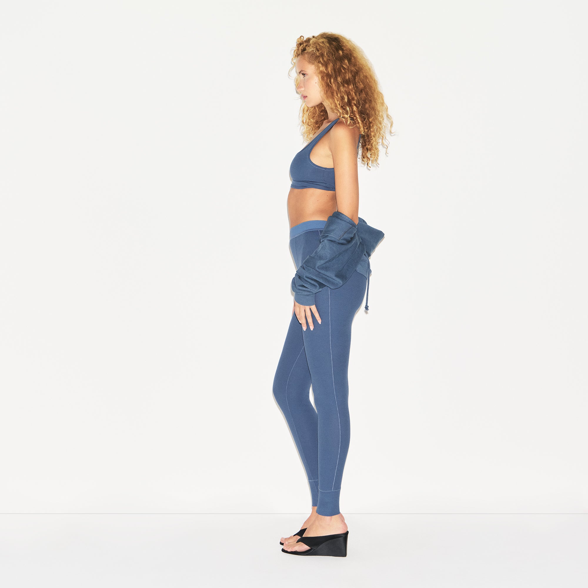 COTTON RIB LEGGING | HARBOR - Image 3