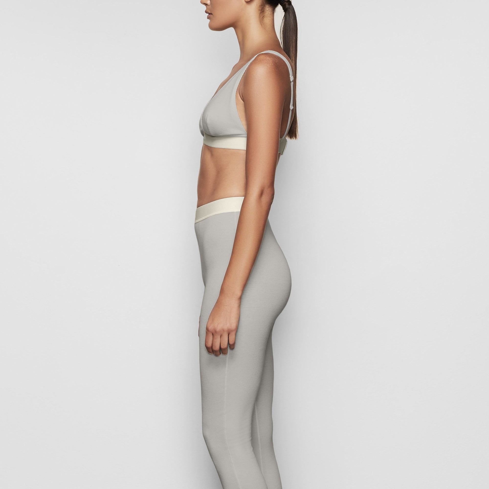 COTTON RIB LEGGING | MINERAL - Image 2