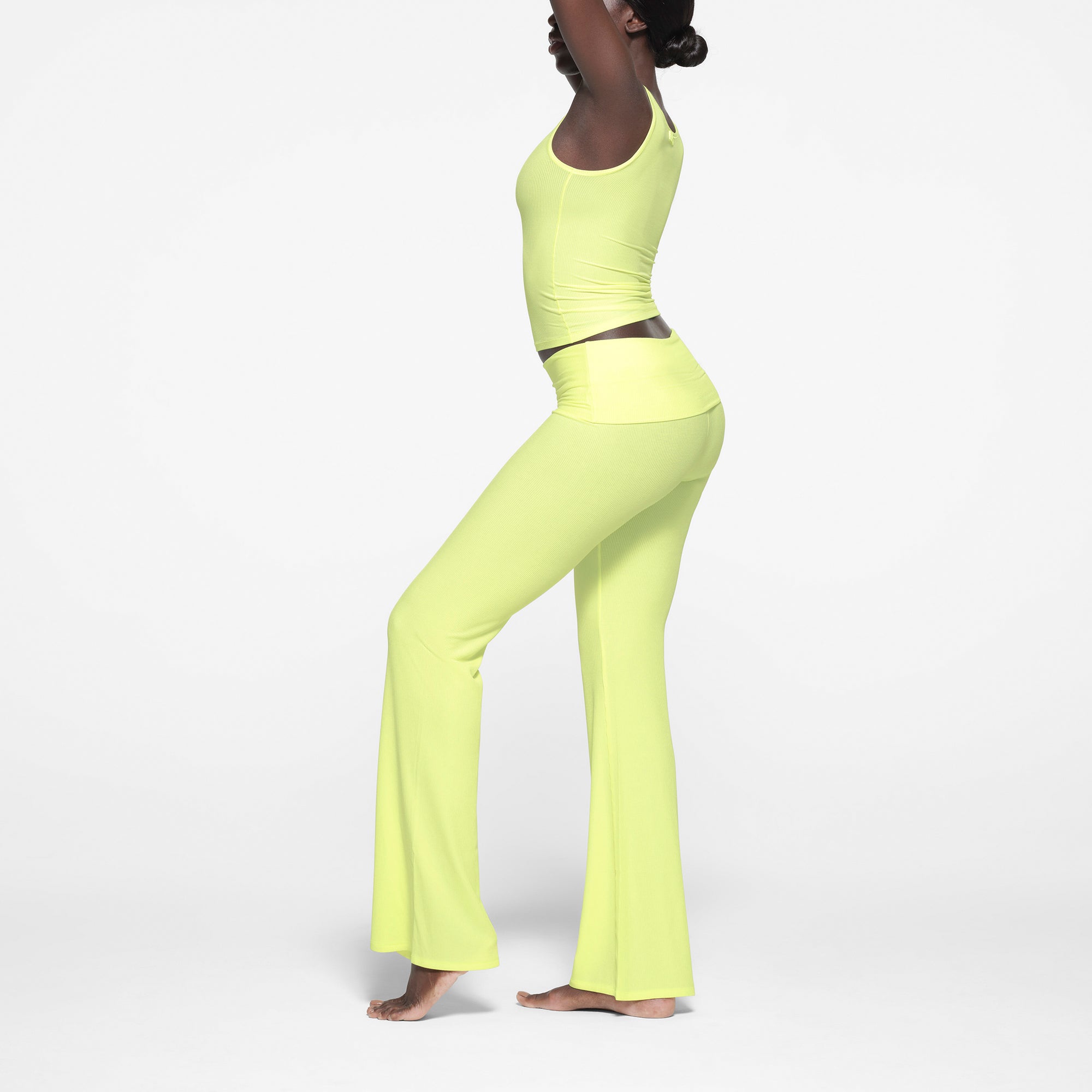 SOFT LOUNGE FOLDOVER PANT | LEMONADE - Image 3