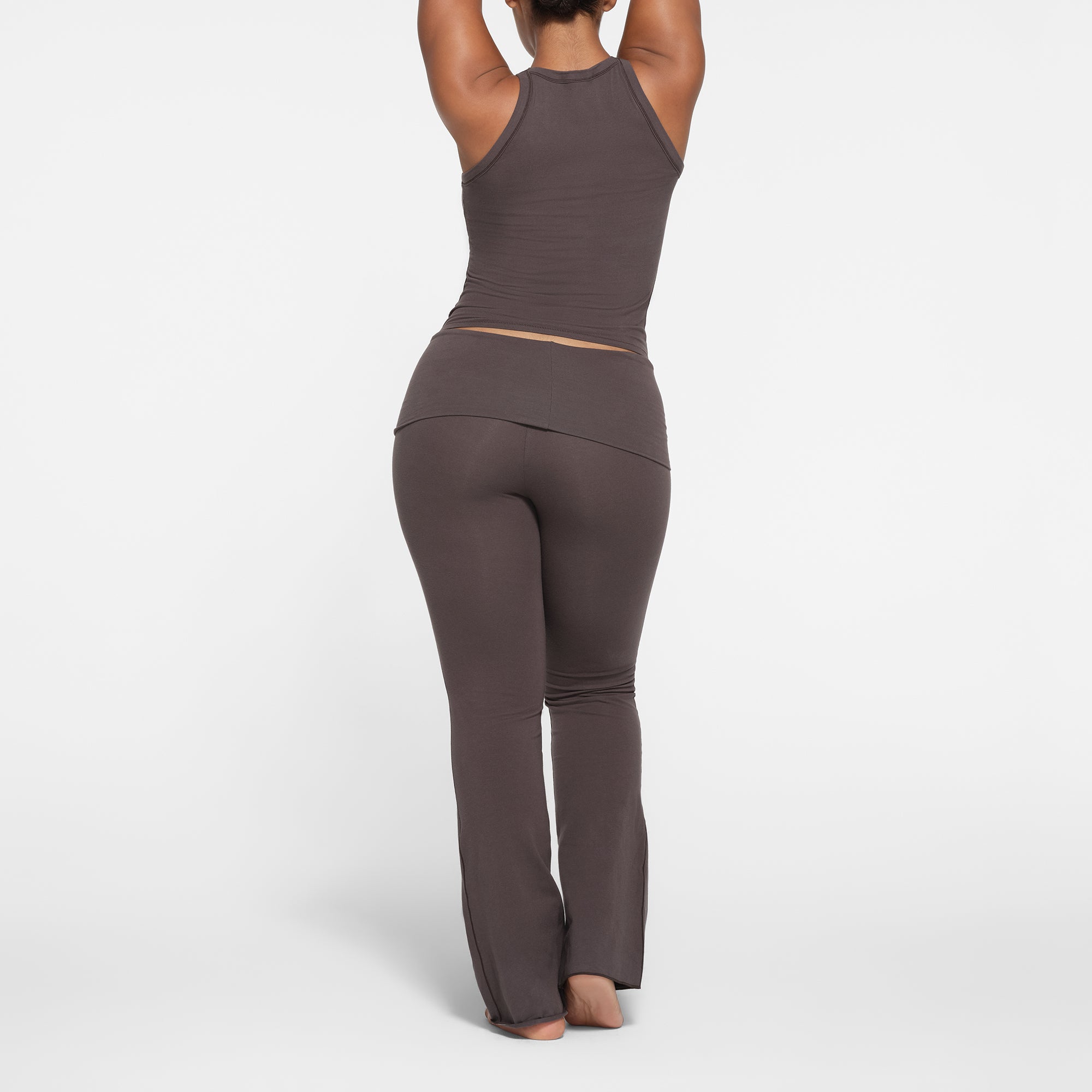 COTTON JERSEY FOLDOVER PANT | IRON - Image 3