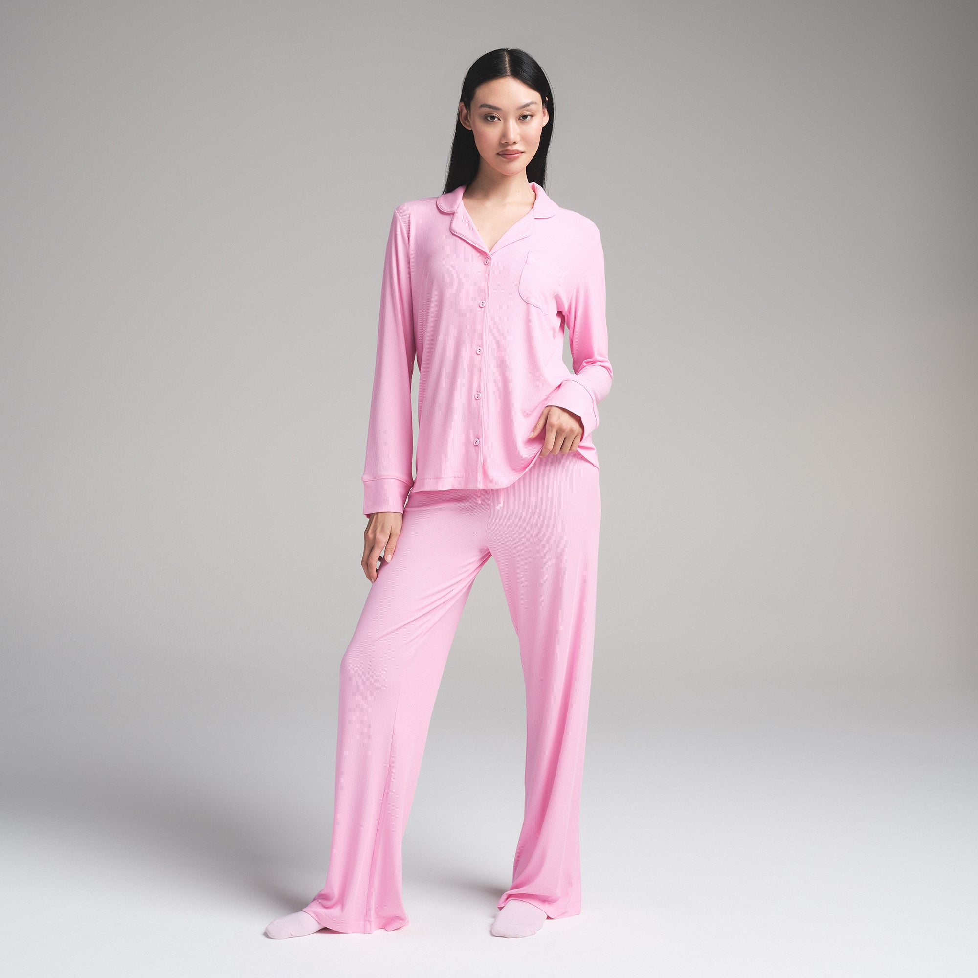 SOFT LOUNGE SLEEP SET | BUBBLE GUM - Image 3