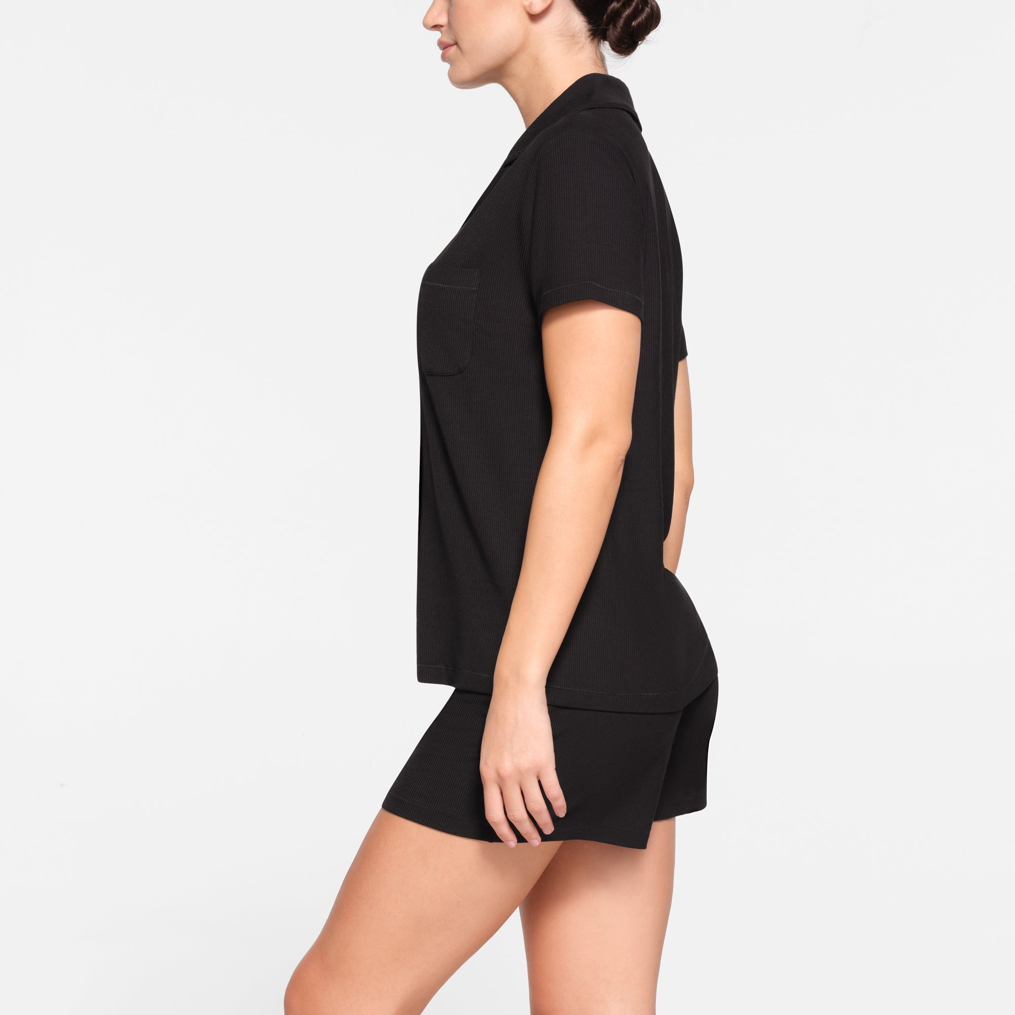 SOFT LOUNGE SHORT SLEEP SET | ONYX - Image 2