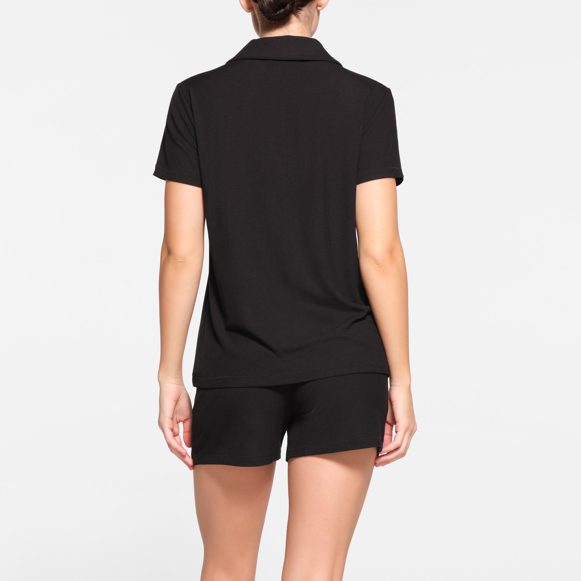 SOFT LOUNGE SHORT SLEEP SET | ONYX - Image 3