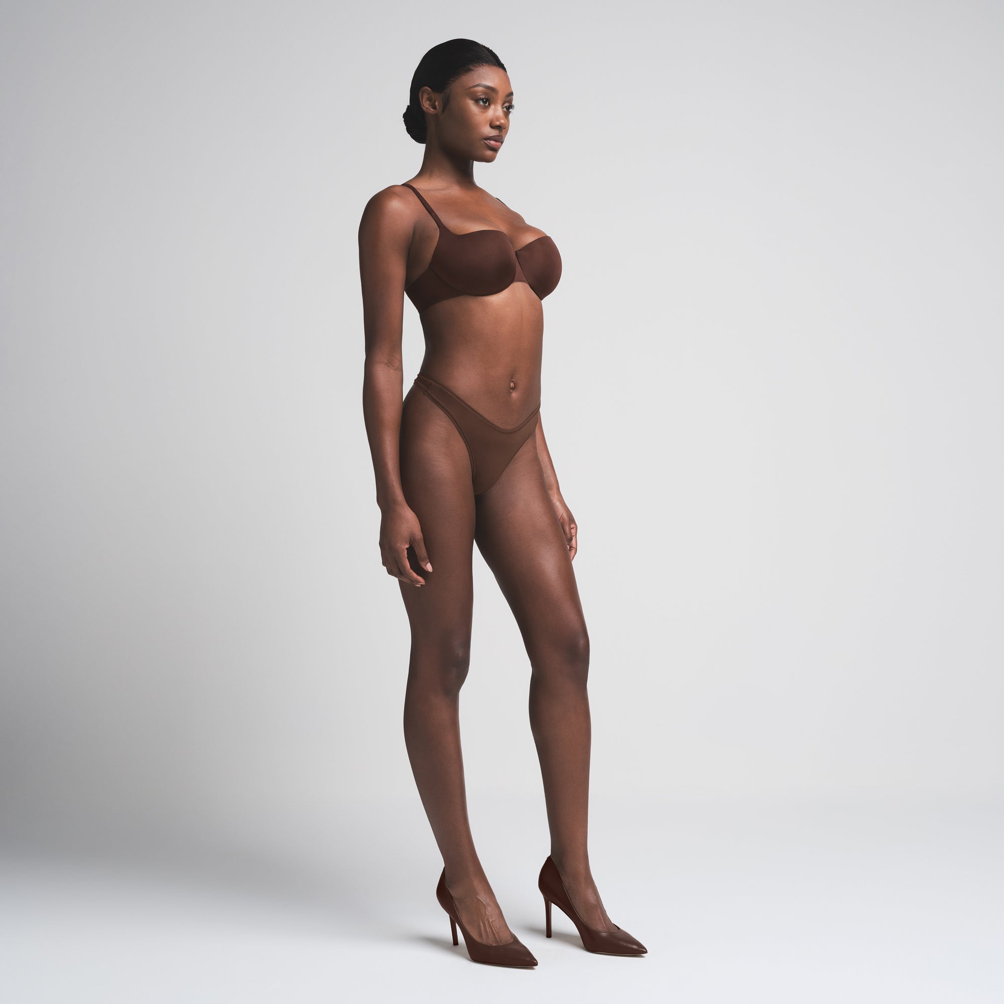 SKIMS ULTIMATE BALCONETTE PUSH-UP BRA | COCOA - Image 4