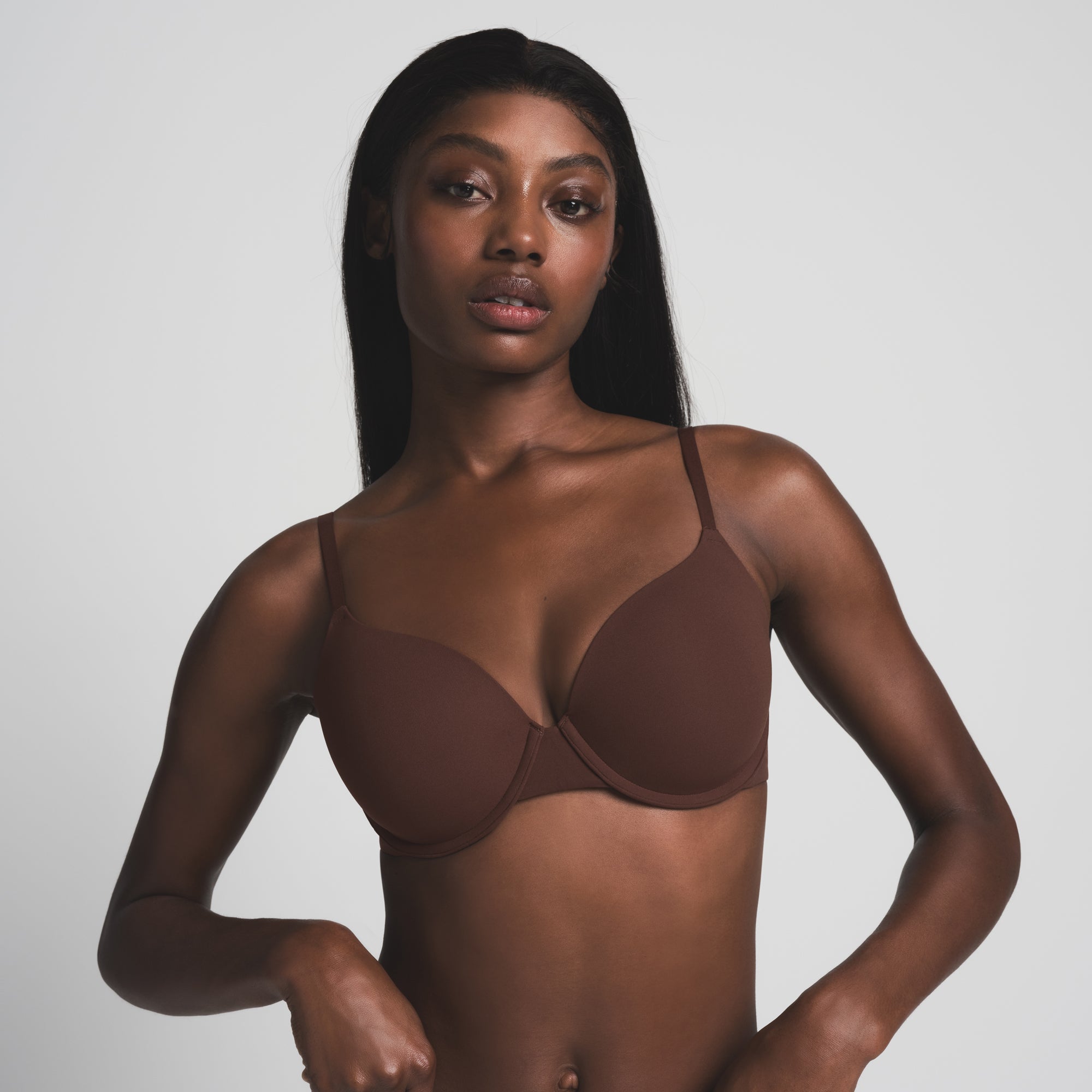 FITS EVERYBODY T-SHIRT BRA | COCOA - Image 2