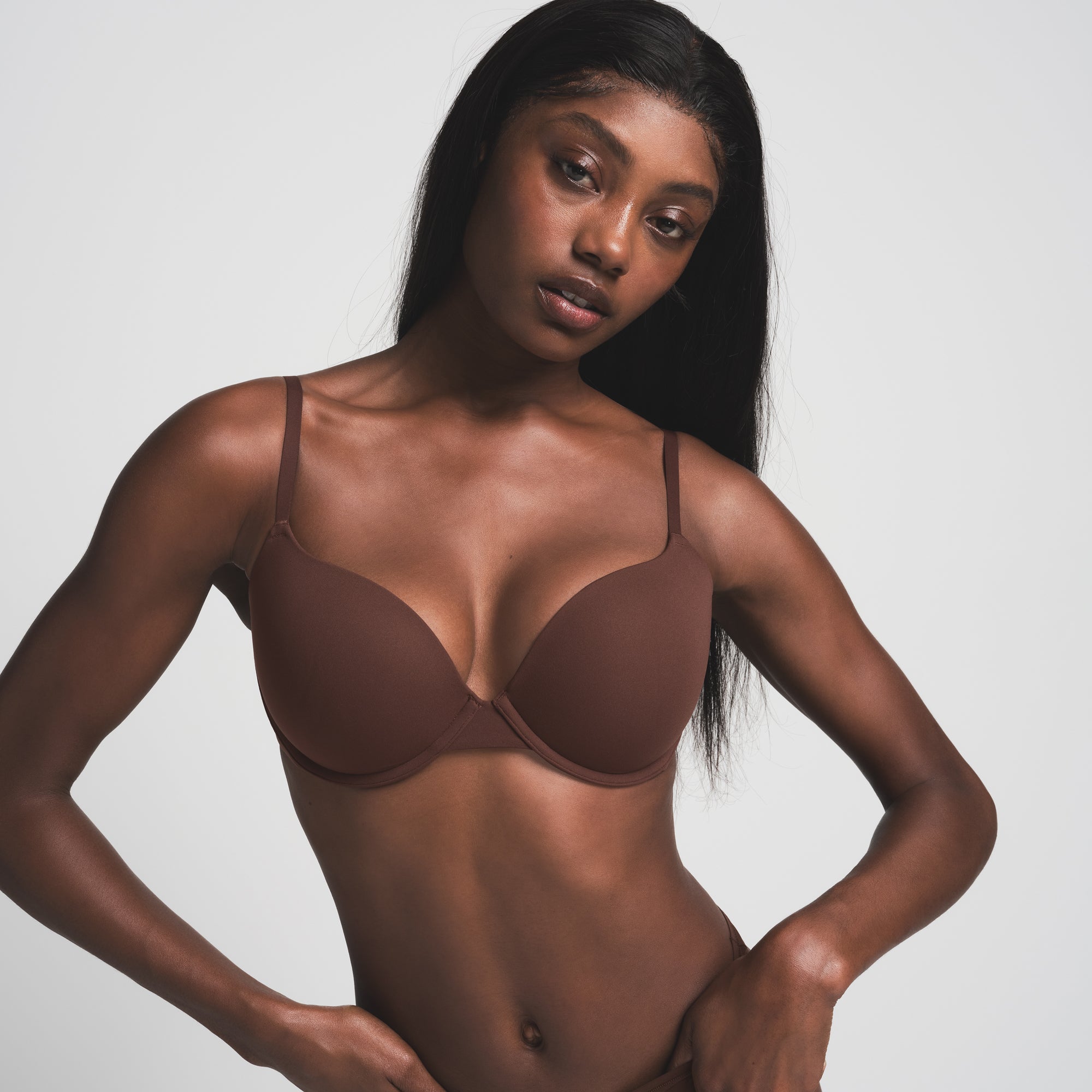 FITS EVERYBODY PUSH-UP BRA | COCOA - Image 3