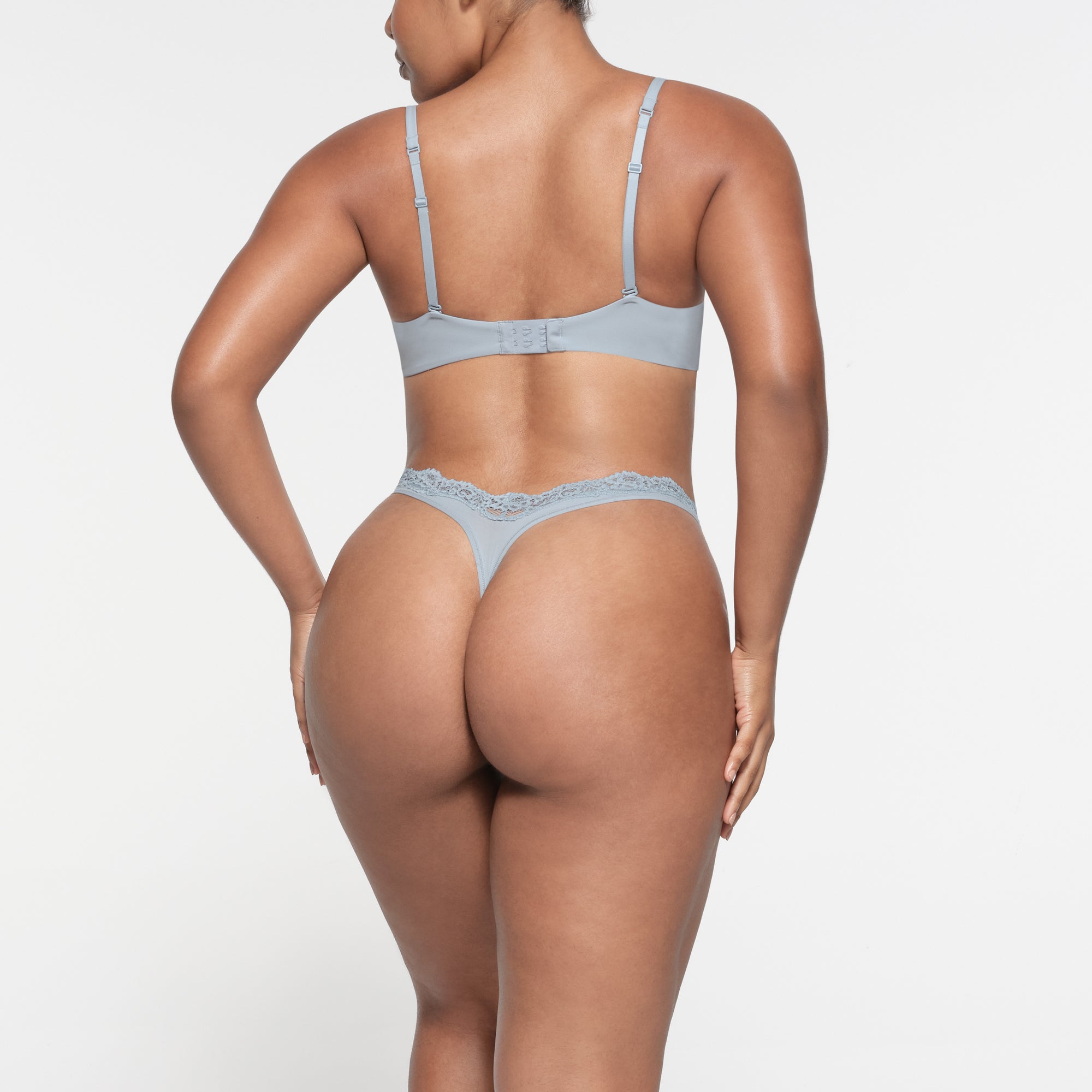 FITS EVERYBODY LACE PUSH-UP BRA | DENIM - Image 3