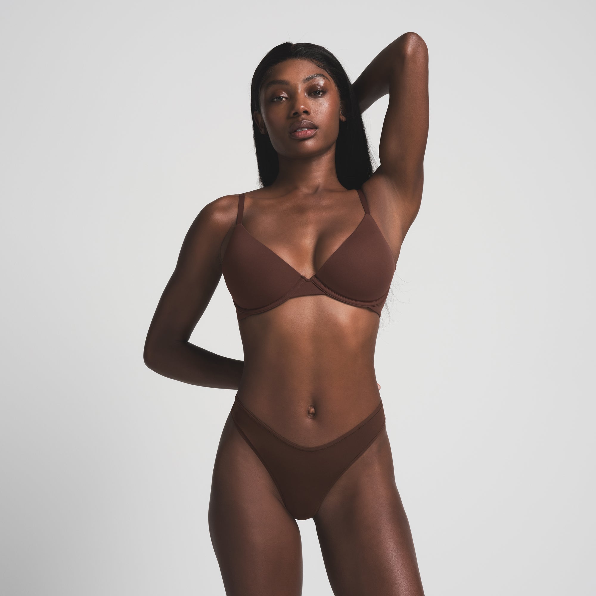 FITS EVERYBODY PLUNGE BRA | COCOA - Image 2