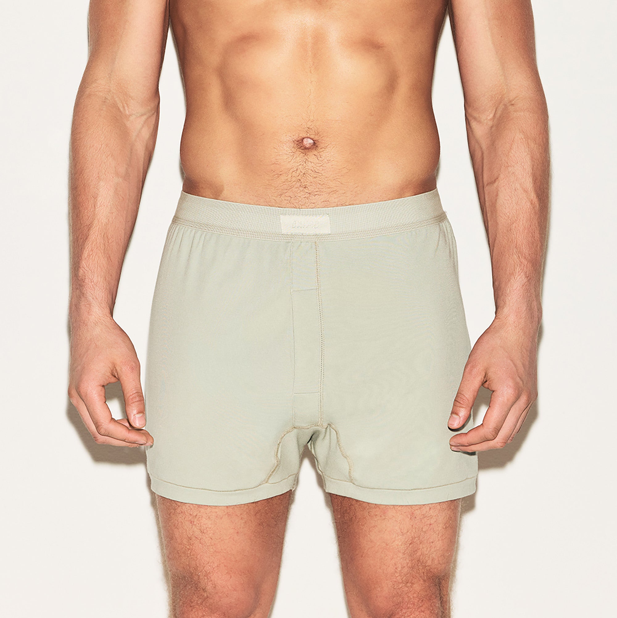 SKIMS COTTON MENS KNIT BOXER 3-PACK | ARMY MULTI - Image 4