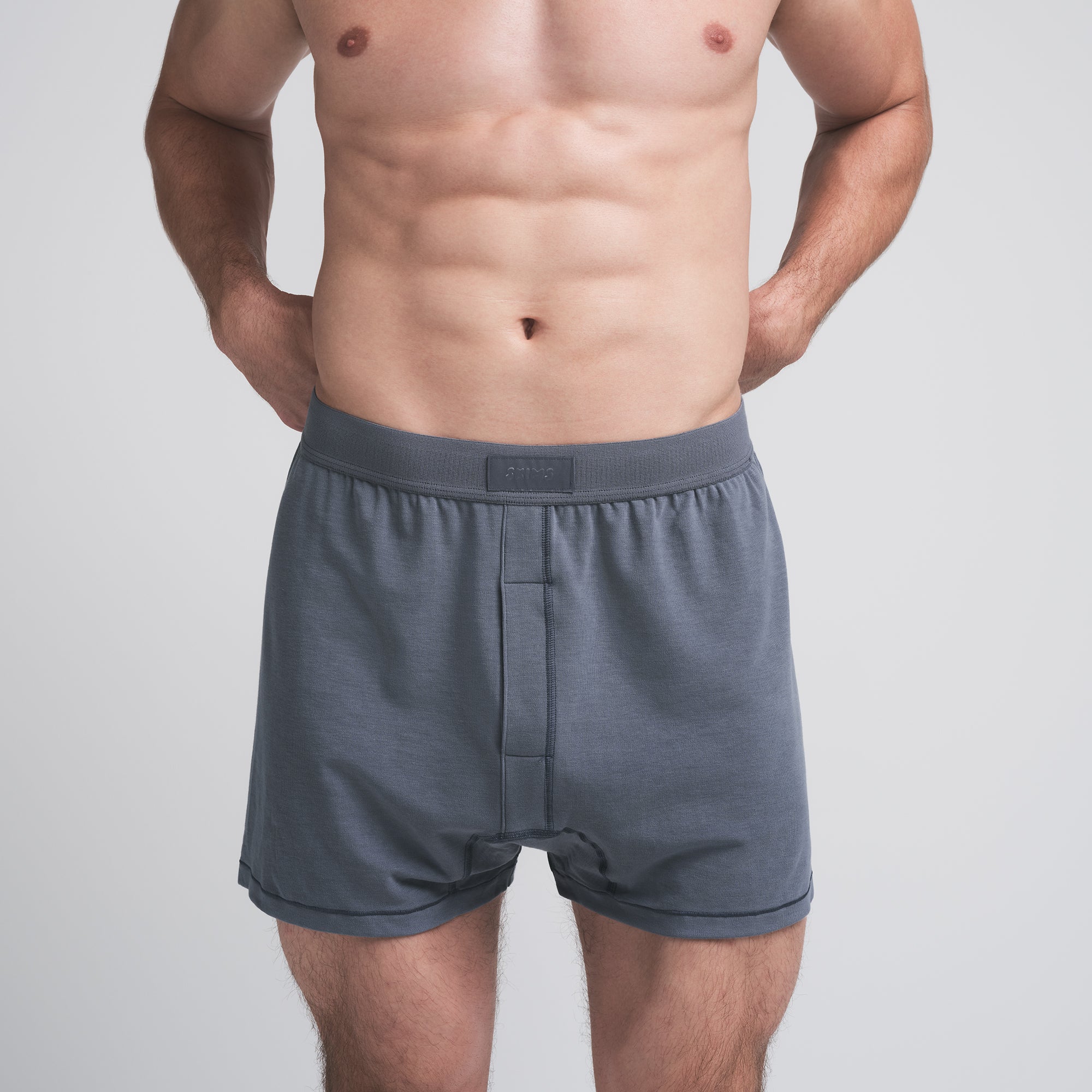 SKIMS COTTON MENS KNIT BOXER 3-PACK | DARK SEPIA MULTI - Image 2