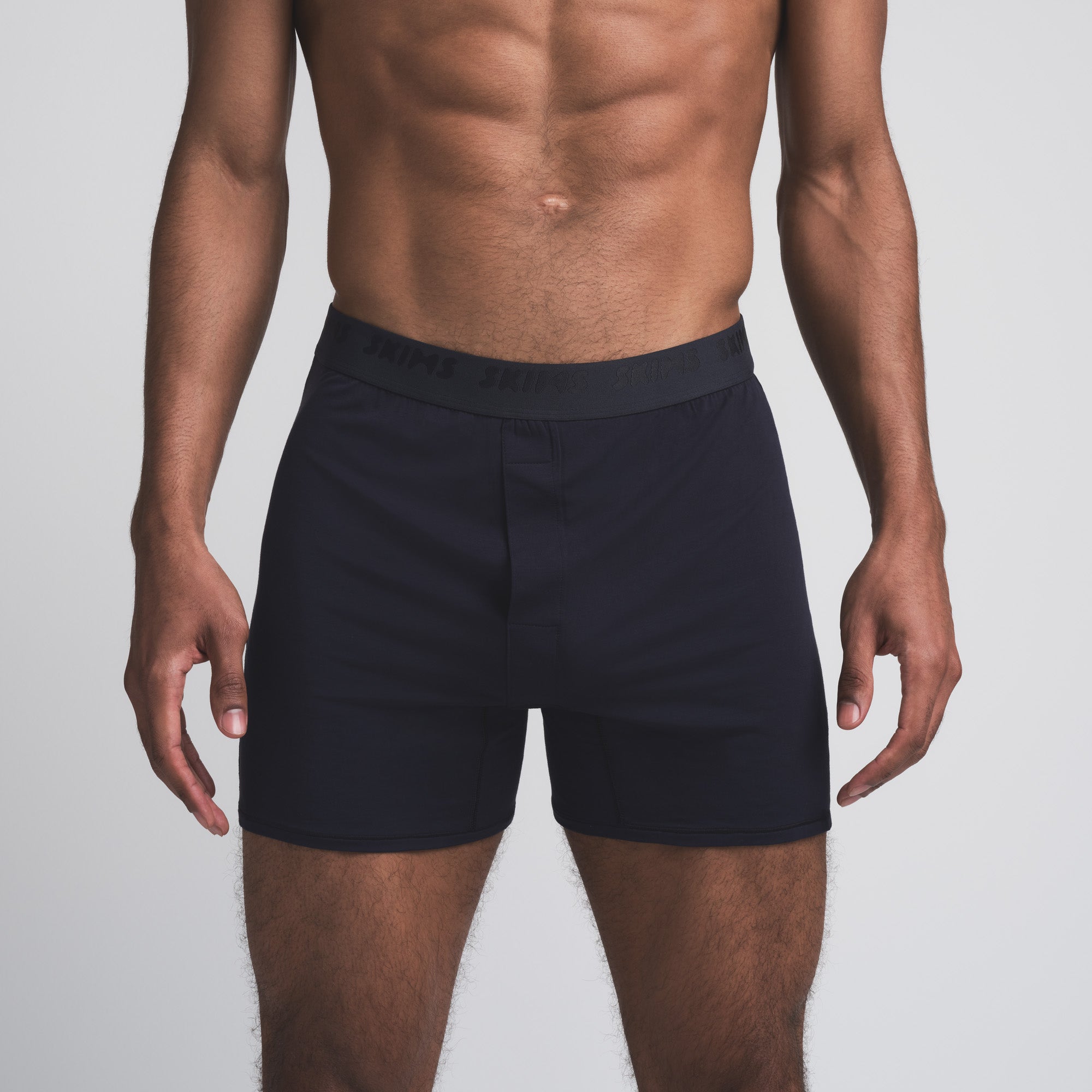 SKIMS STRETCH MENS KNIT BOXER 3-PACK | INDIGO MULTI - Image 3