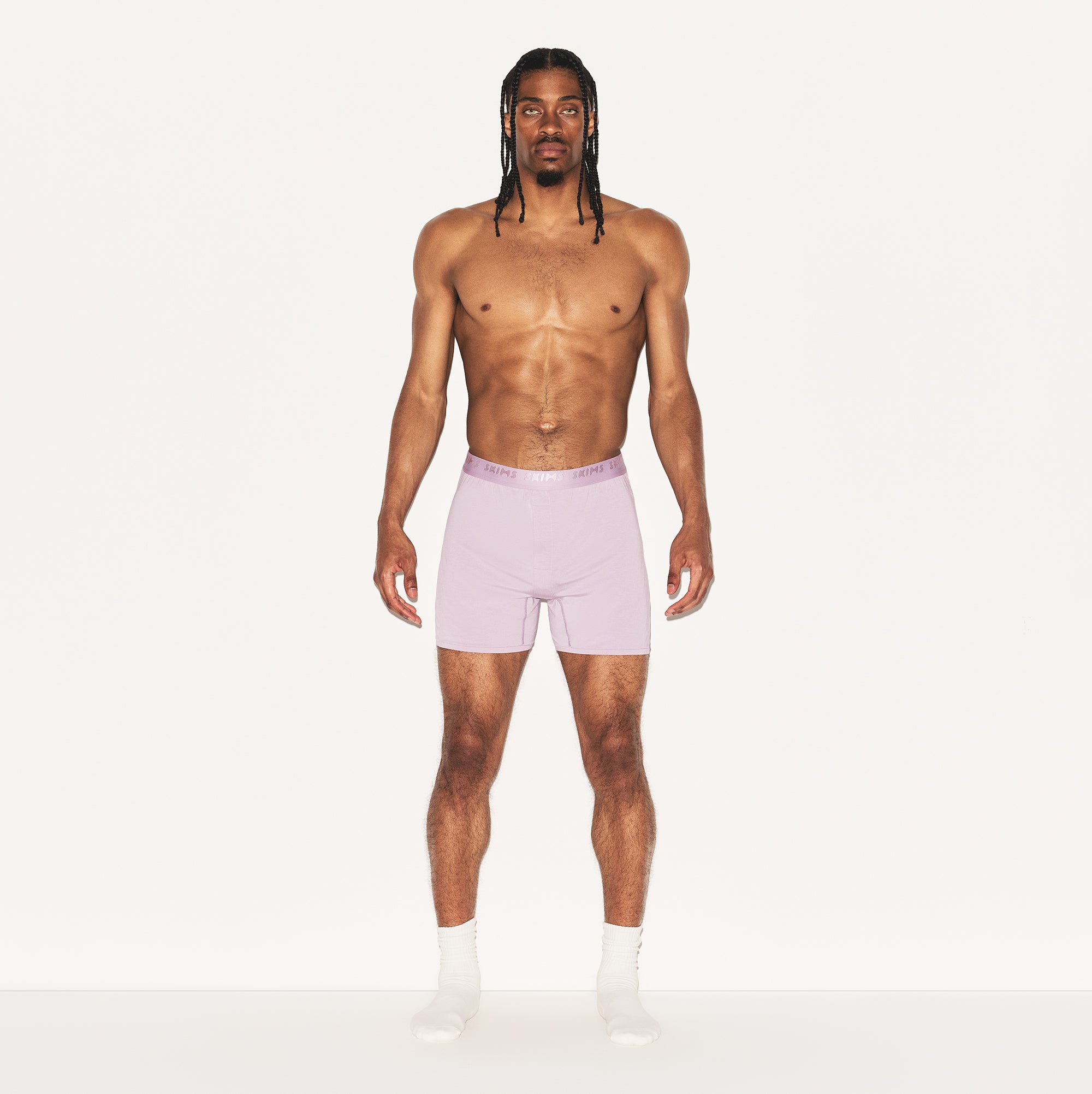 SKIMS STRETCH MENS KNIT BOXER 3-PACK | MELROSE MULTI