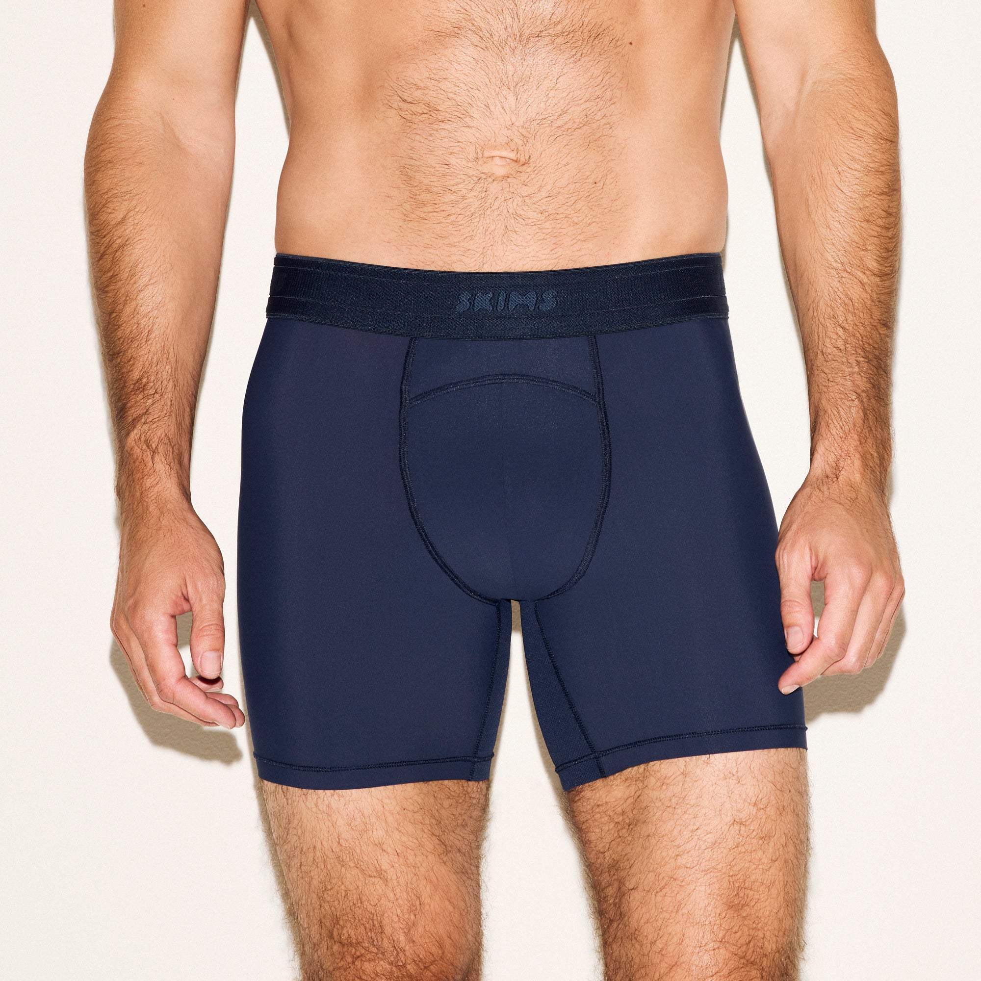 SKIMS SPORT MENS 5" BOXER BRIEF 3-PACK | NAVY SMOKE MULTI - Image 6