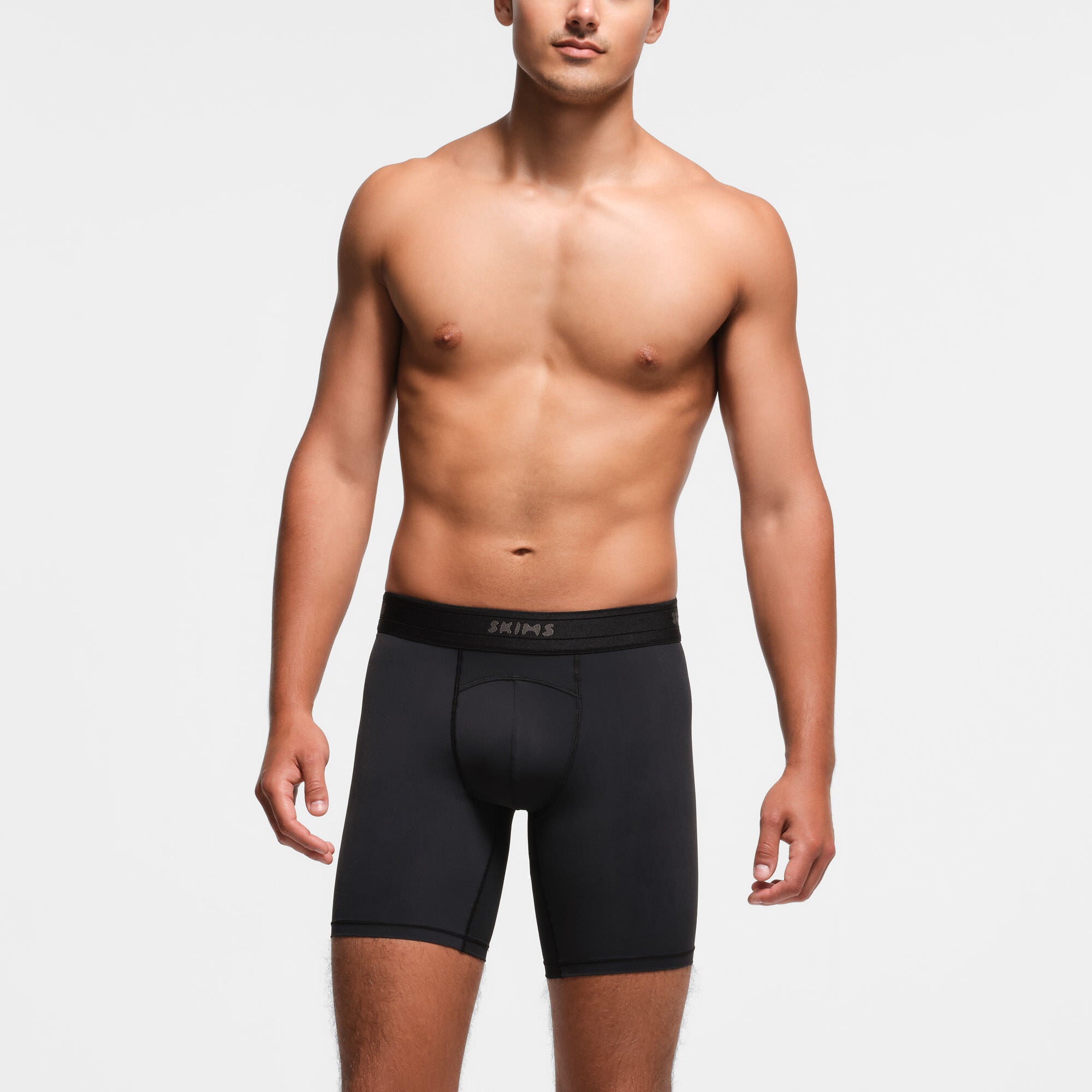 SKIMS SPORT MENS 7" BOXER BRIEF 3-PACK | OBSIDIAN