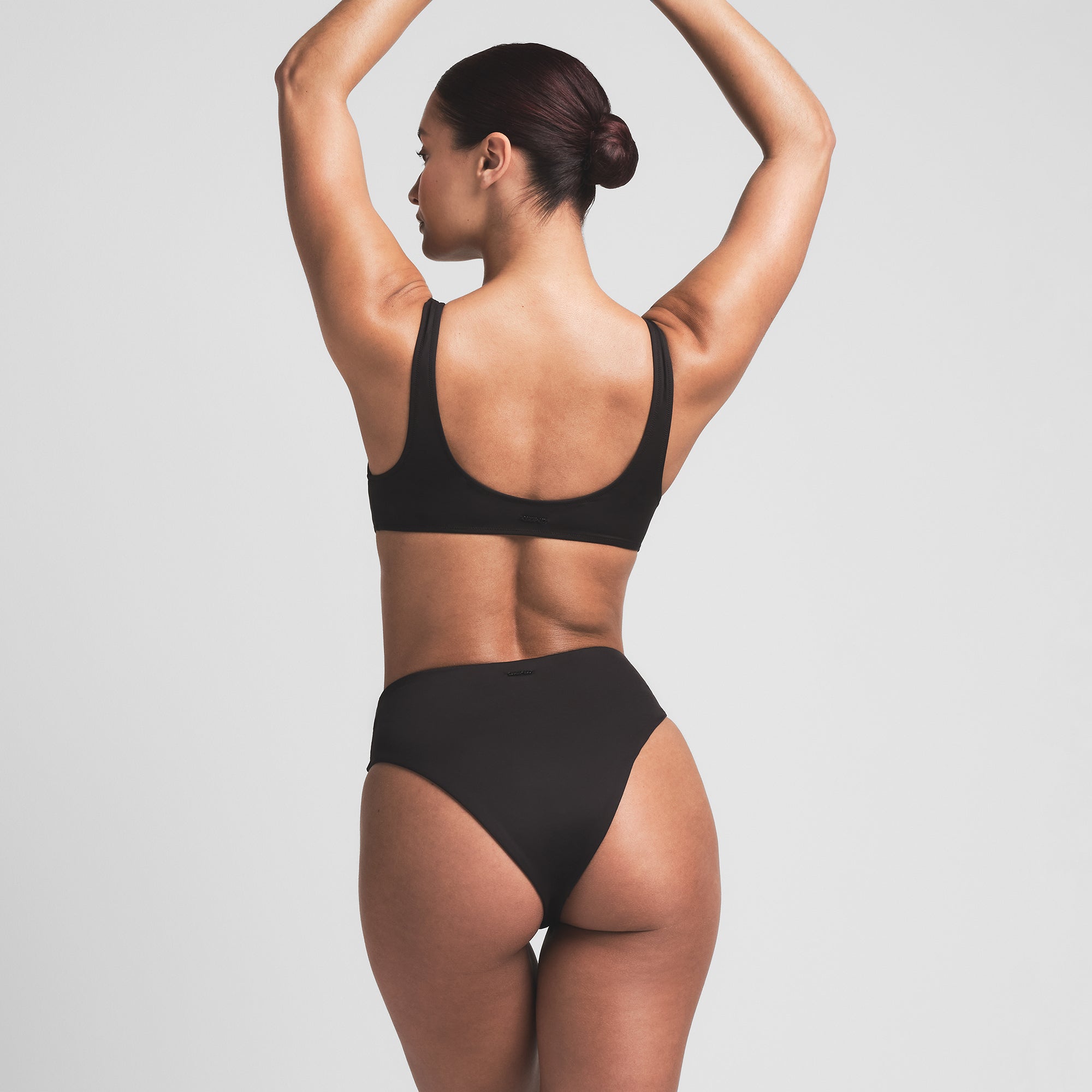 SIGNATURE SWIM HIGH-WAISTED BIKINI BOTTOM | ONYX - Image 3