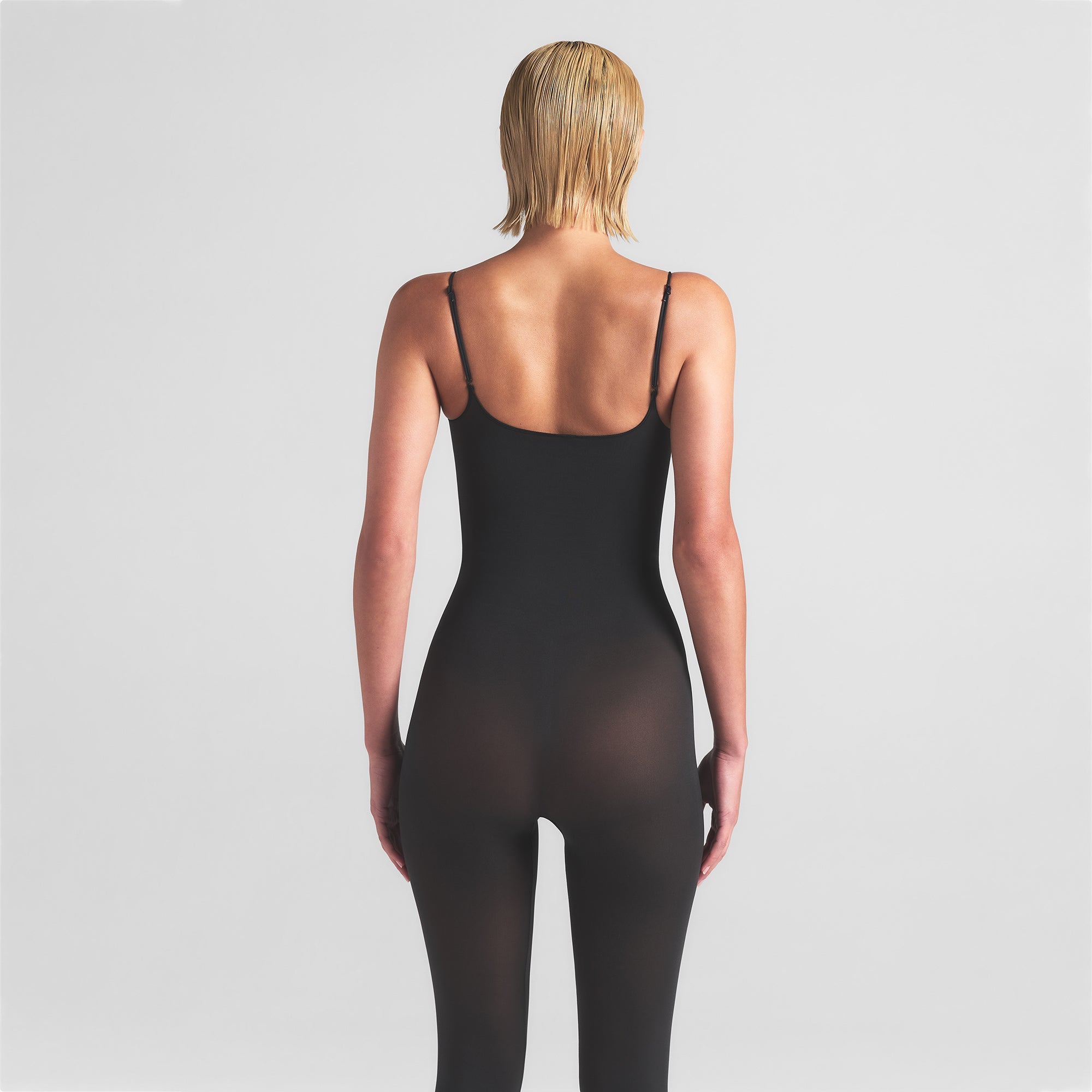 SHEER SEAMLESS CATSUIT | ONYX - Image 5