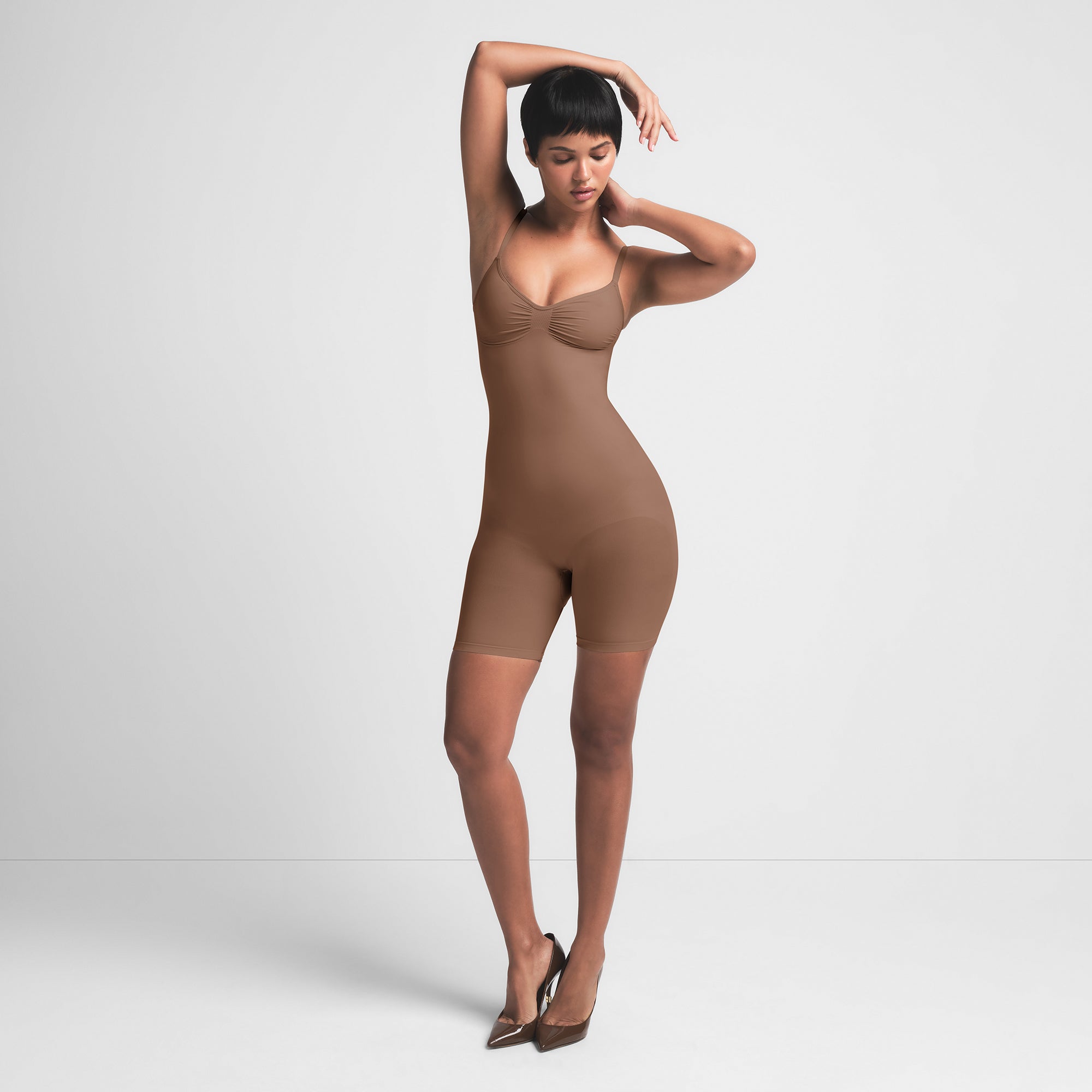 SEAMLESS SCULPT MID THIGH BODYSUIT | JASPER - Image 4