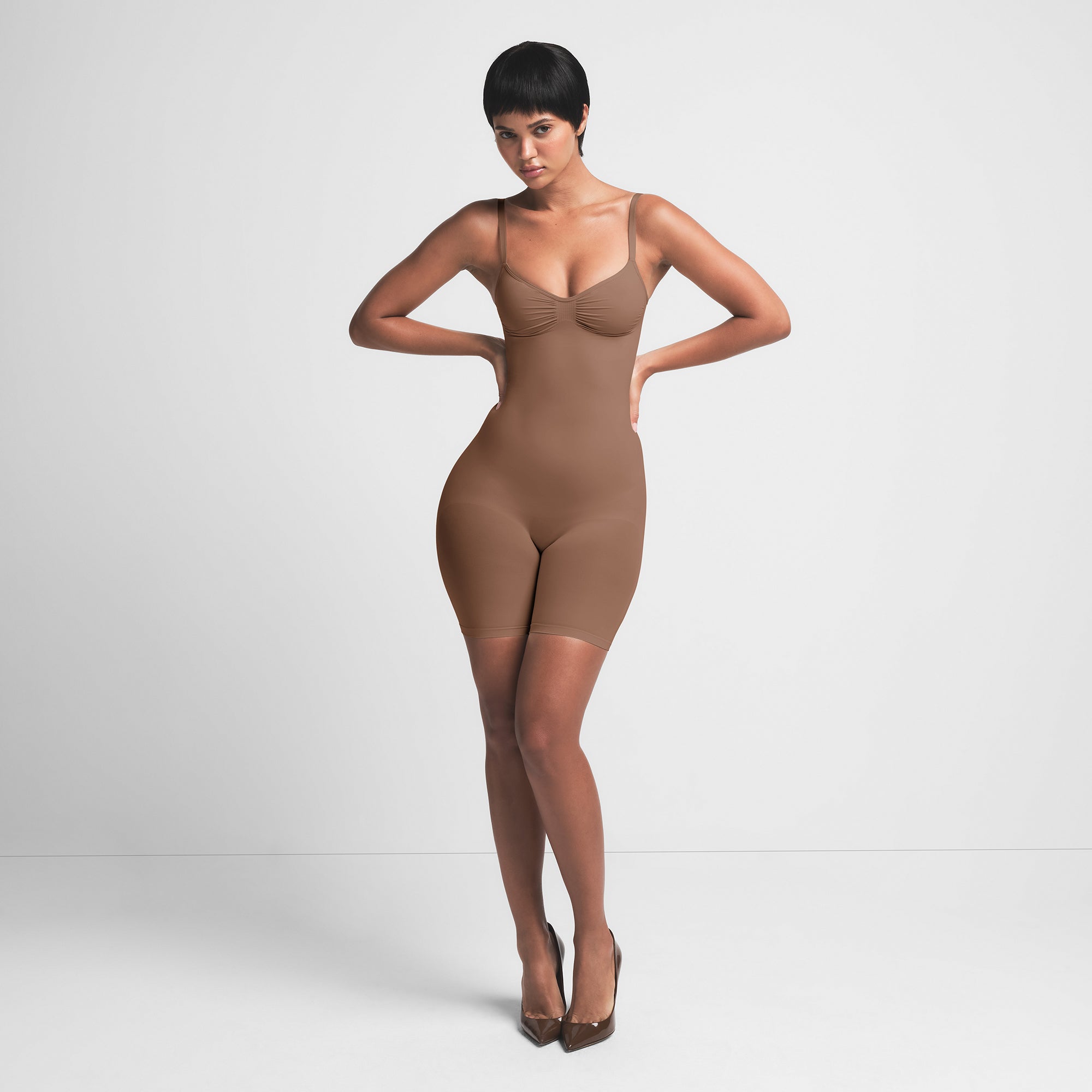 SEAMLESS SCULPT MID THIGH BODYSUIT | JASPER