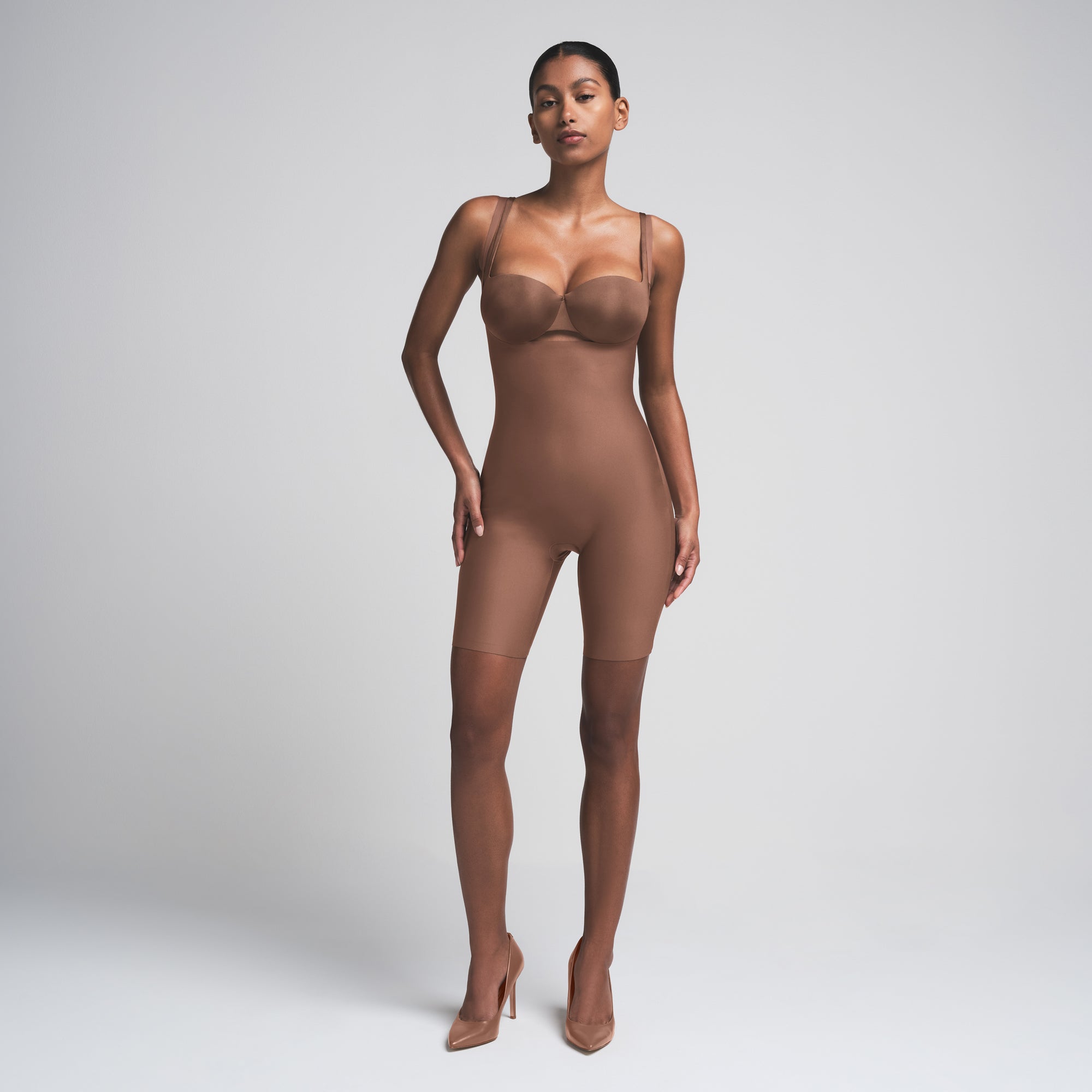 SKIMS BODY BUTT ENHANCING OPEN BUST PADDED BODYSUIT | JASPER - Image 7