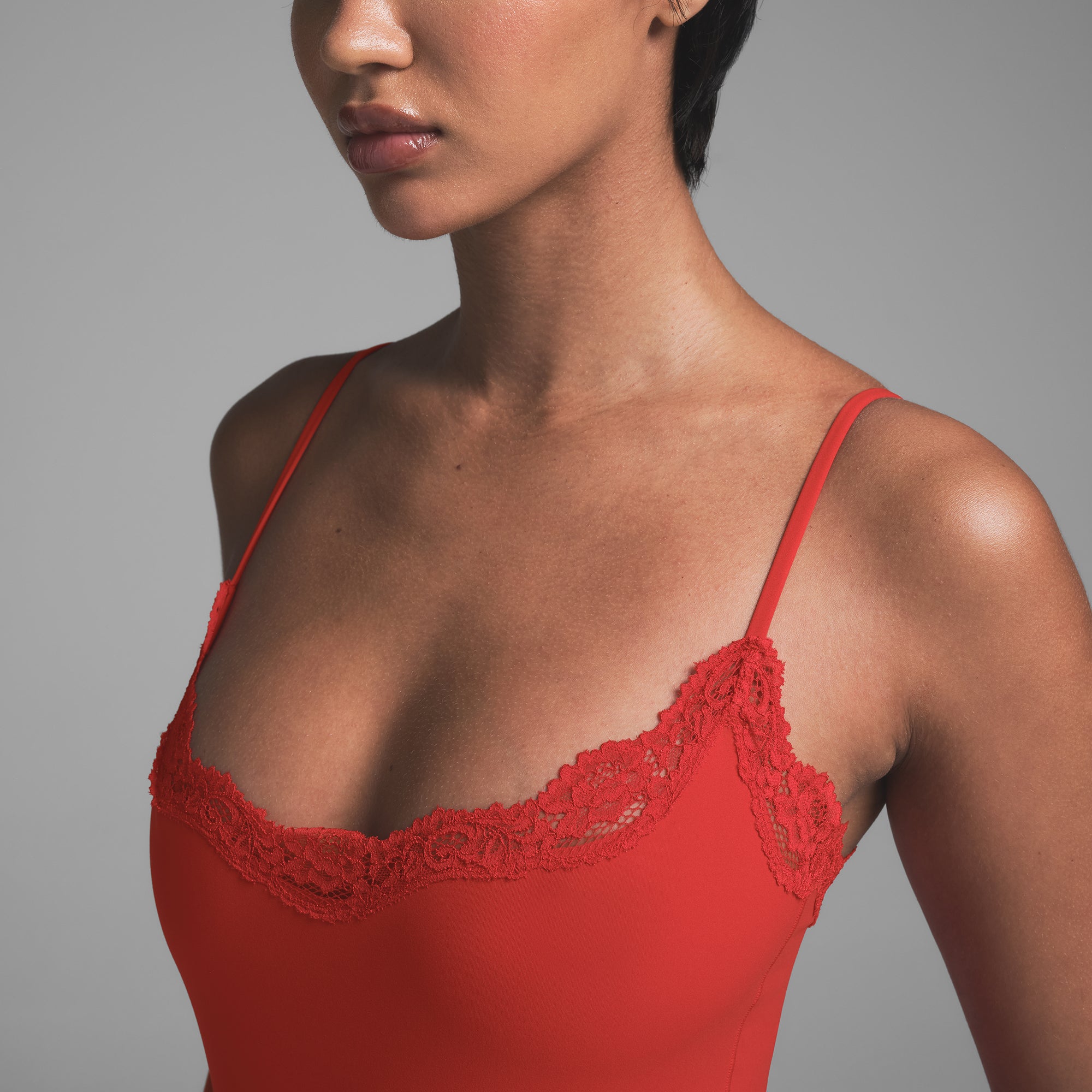 FITS EVERYBODY LACE CAMI BODYSUIT | CAYENNE - Image 3