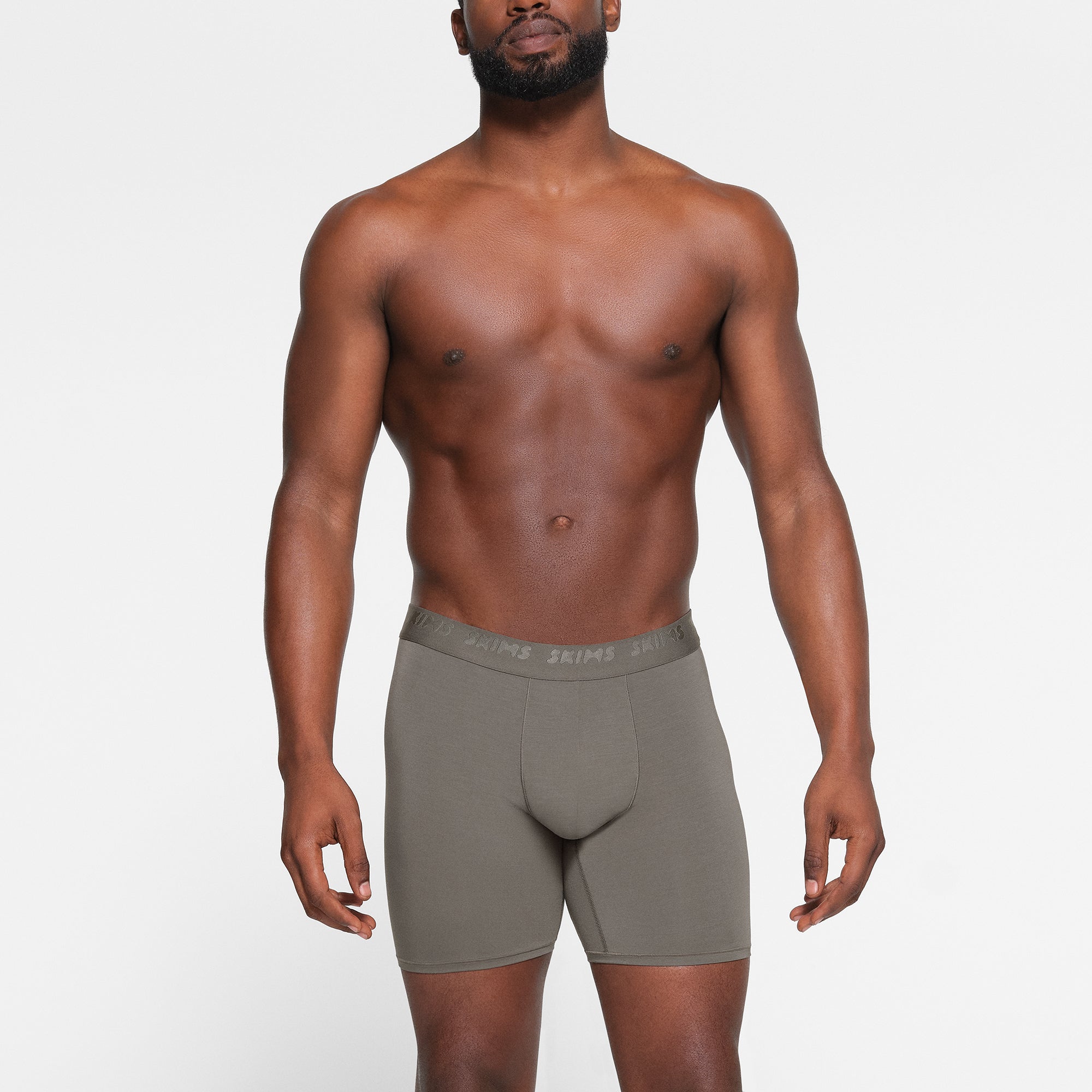SKIMS STRETCH MENS 5" BOXER BRIEF 3-PACK | GUNMETAL MULTI - Image 4