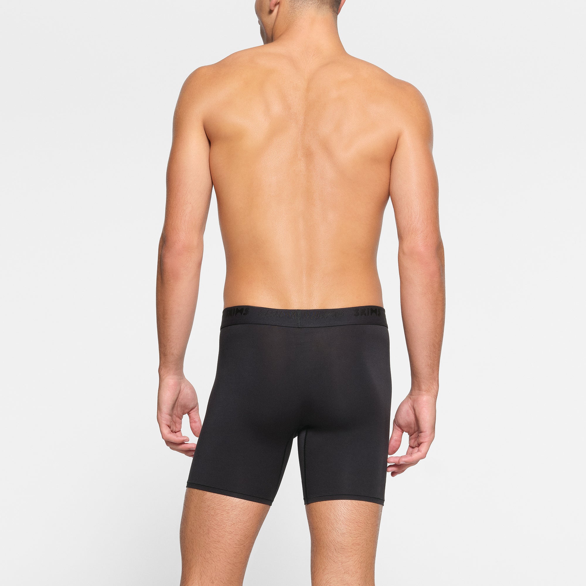 SKIMS STRETCH MENS 5" BOXER BRIEF | OBSIDIAN - Image 3
