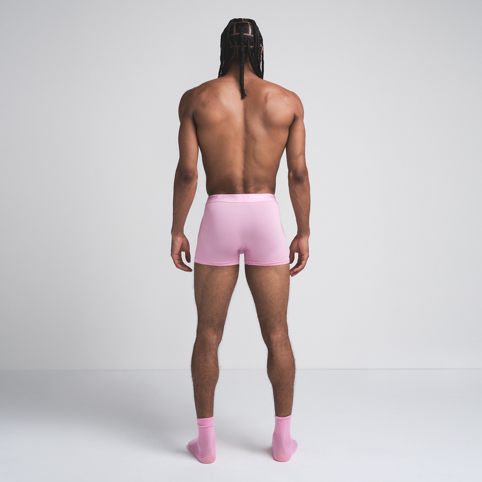 SKIMS STRETCH MENS 3" BOXER BRIEF 3-PACK | BUBBLE GUM MIRROR MULTI - Image 5