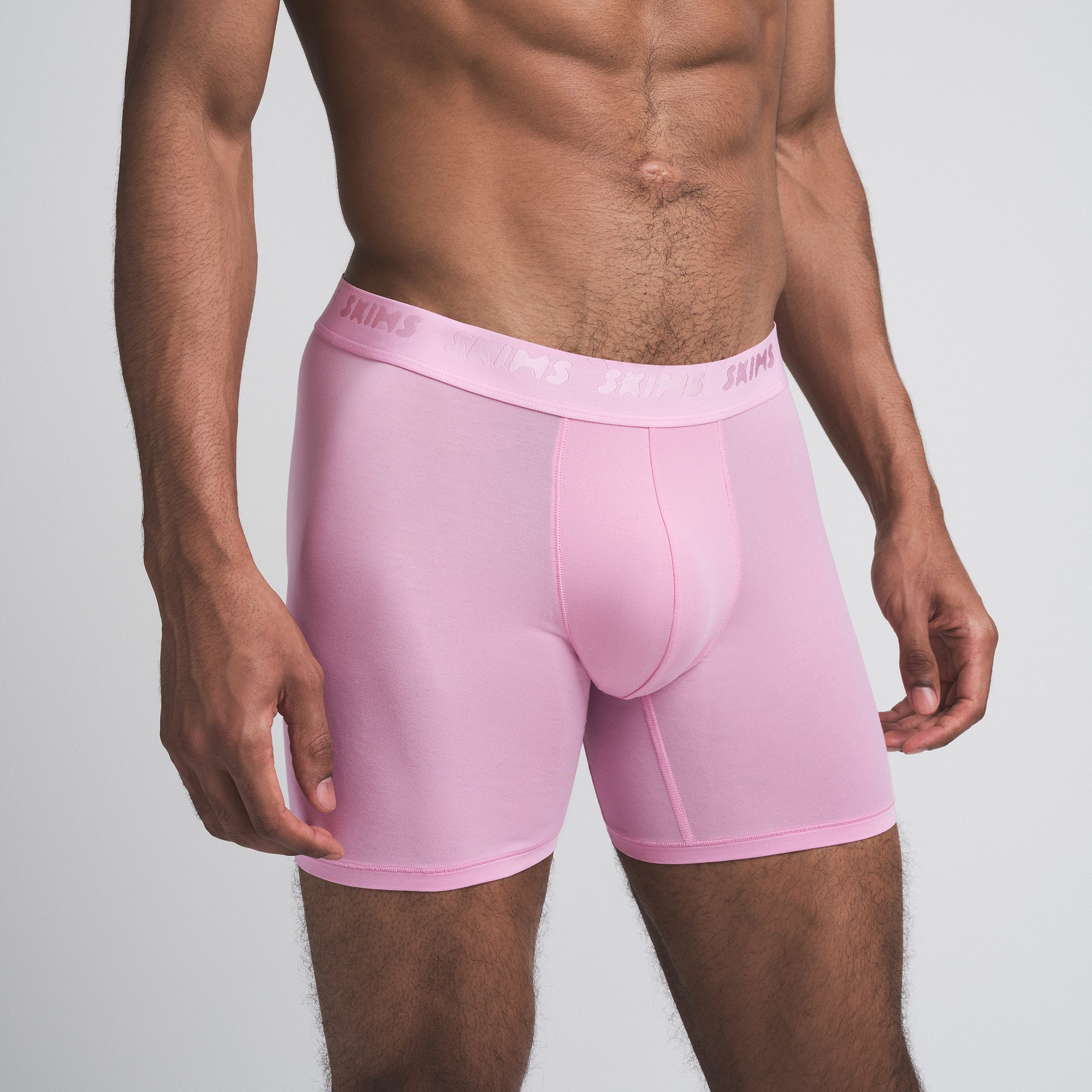SKIMS STRETCH MENS 5" BOXER BRIEF 3-PACK | BUBBLE GUM MIRROR MULTI - Image 4