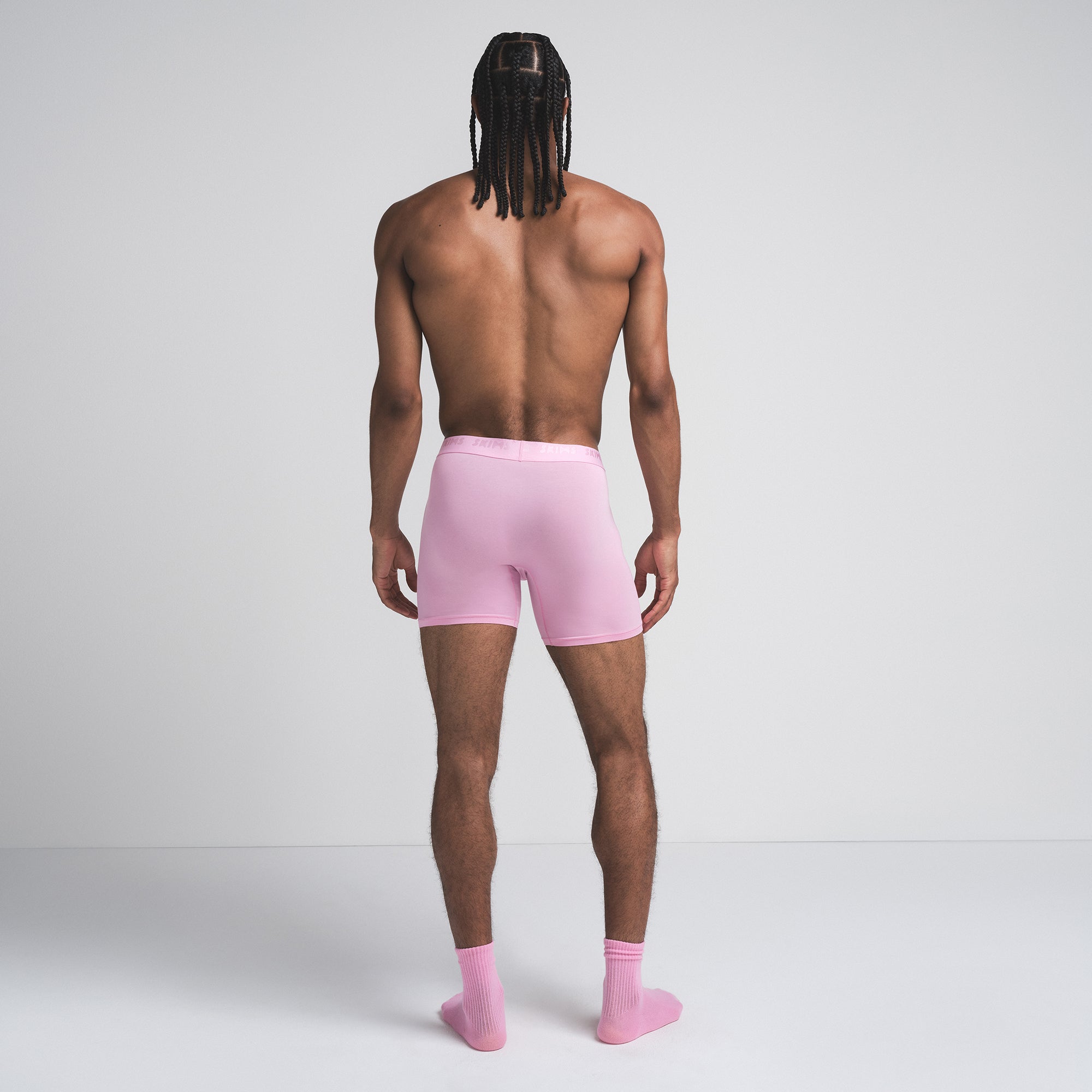 SKIMS STRETCH MENS 5" BOXER BRIEF 3-PACK | BUBBLE GUM MIRROR MULTI - Image 6