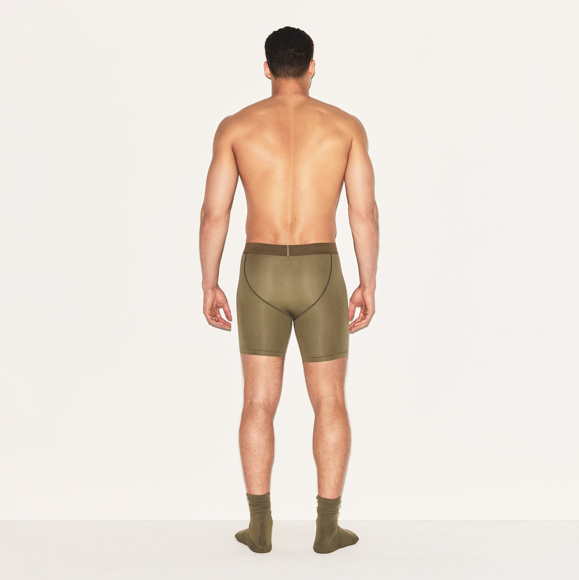 SKIMS COTTON MENS 5" BOXER BRIEF 3-PACK | ARMY MULTI - Image 6