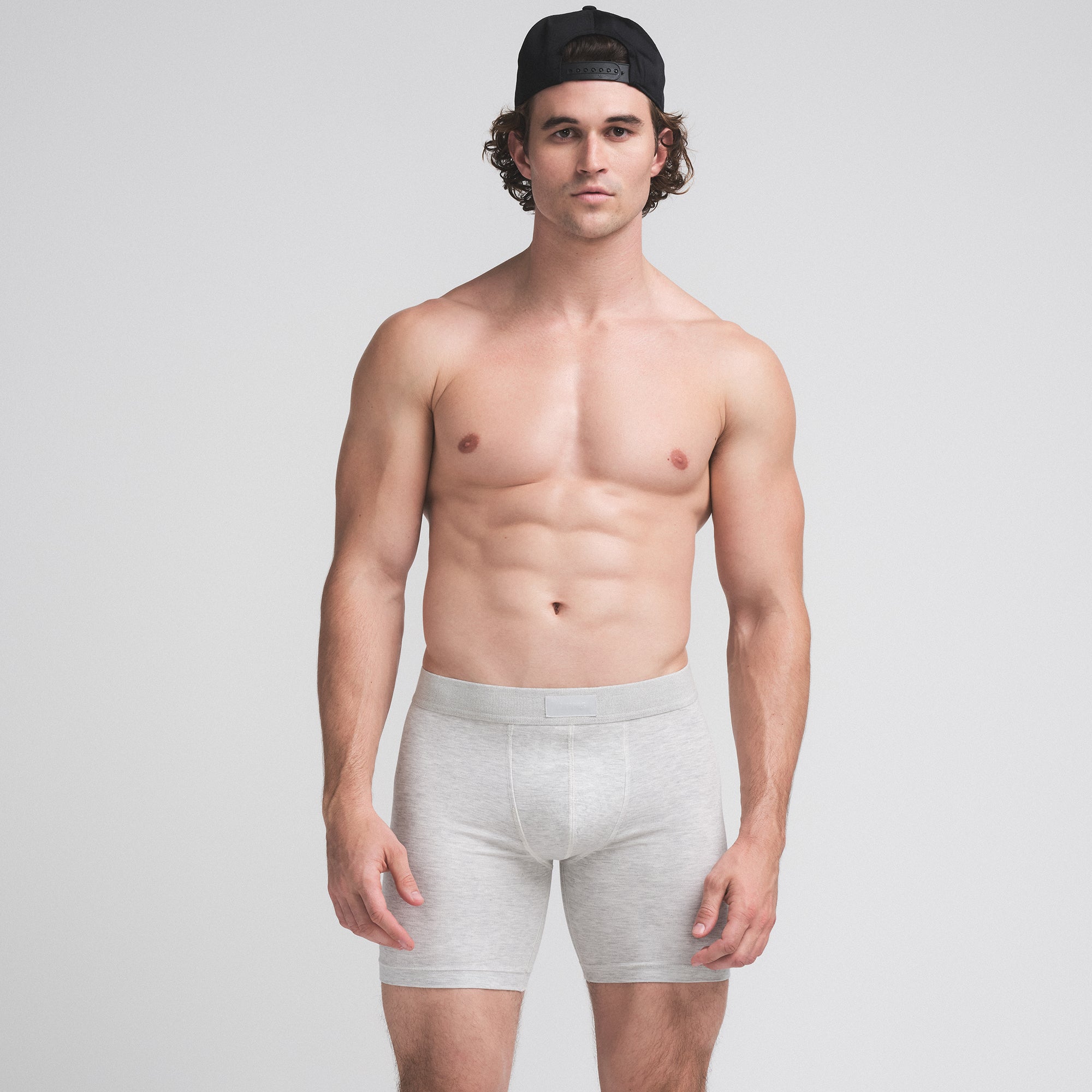 SKIMS COTTON MENS 5" BOXER BRIEF 3-PACK | BUBBLE GUM UMBER MULTI - Image 2