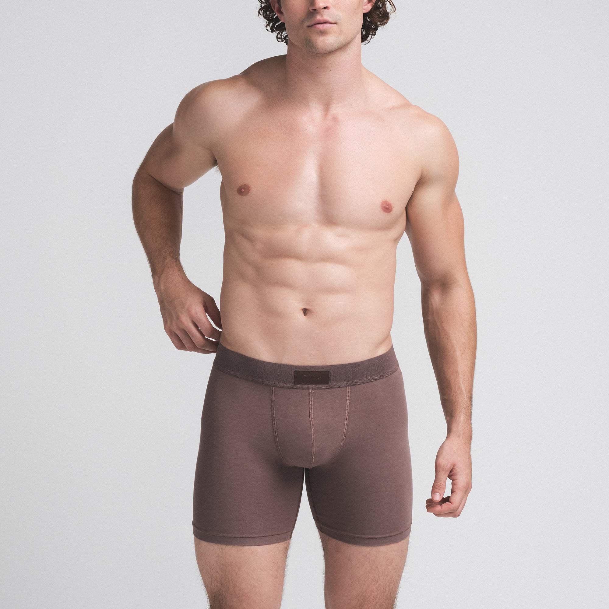 SKIMS COTTON MENS 5" BOXER BRIEF 3-PACK | BUBBLE GUM UMBER MULTI - Image 3