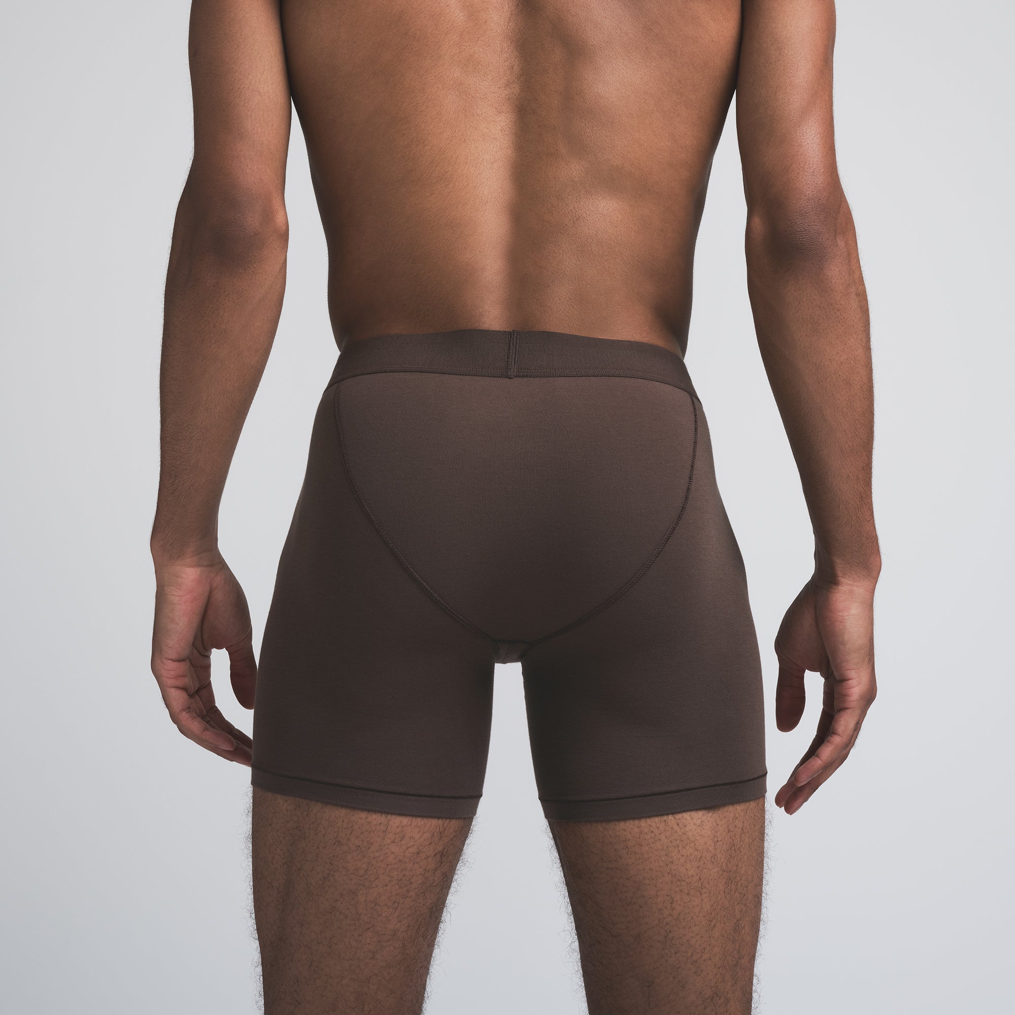 SKIMS COTTON MENS 5" BOXER BRIEF 5-PACK | DARK SEPIA ONYX MULTI - Image 6