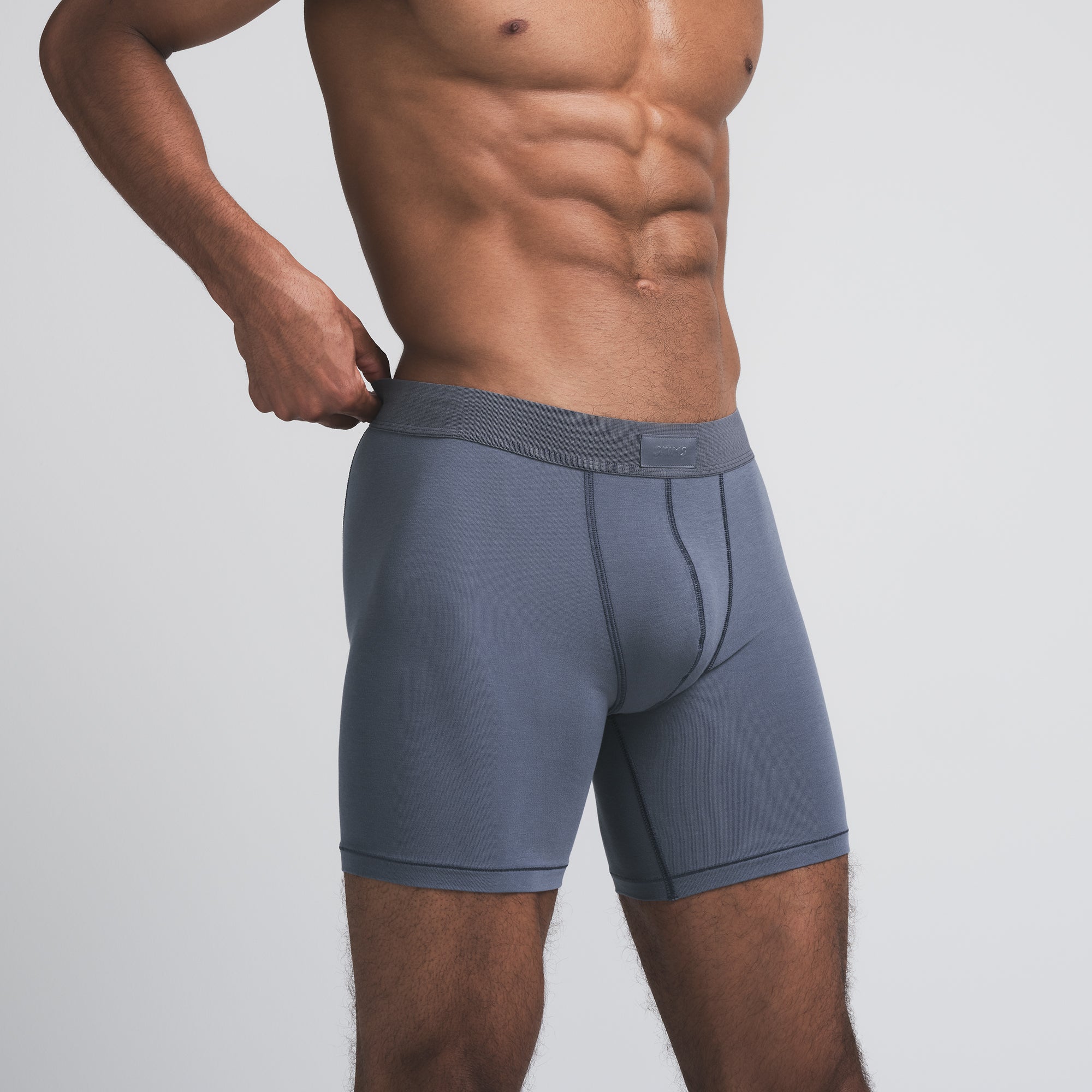 SKIMS COTTON MENS 5" BOXER BRIEF 5-PACK | DARK SEPIA ONYX MULTI - Image 3