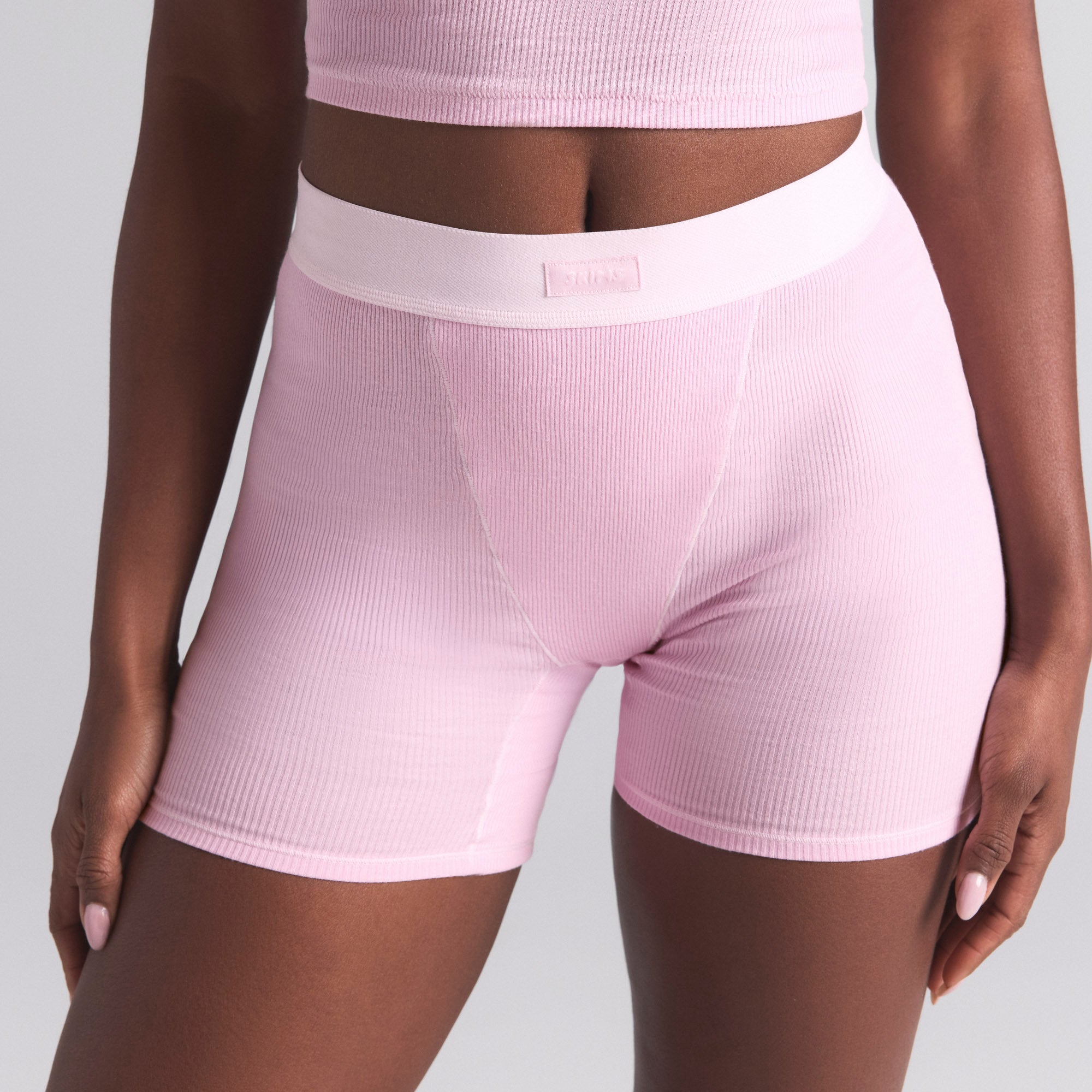 COTTON RIB BOXER 3-PACK | BABY PINK MULTI - Image 5