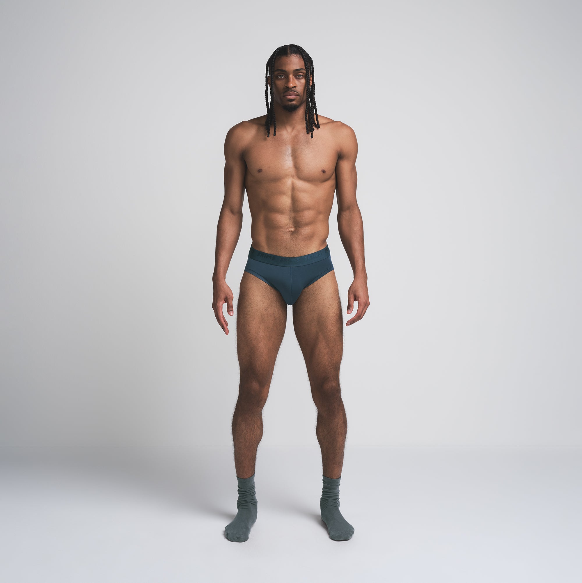 SKIMS STRETCH MENS BRIEF | INDIGO
