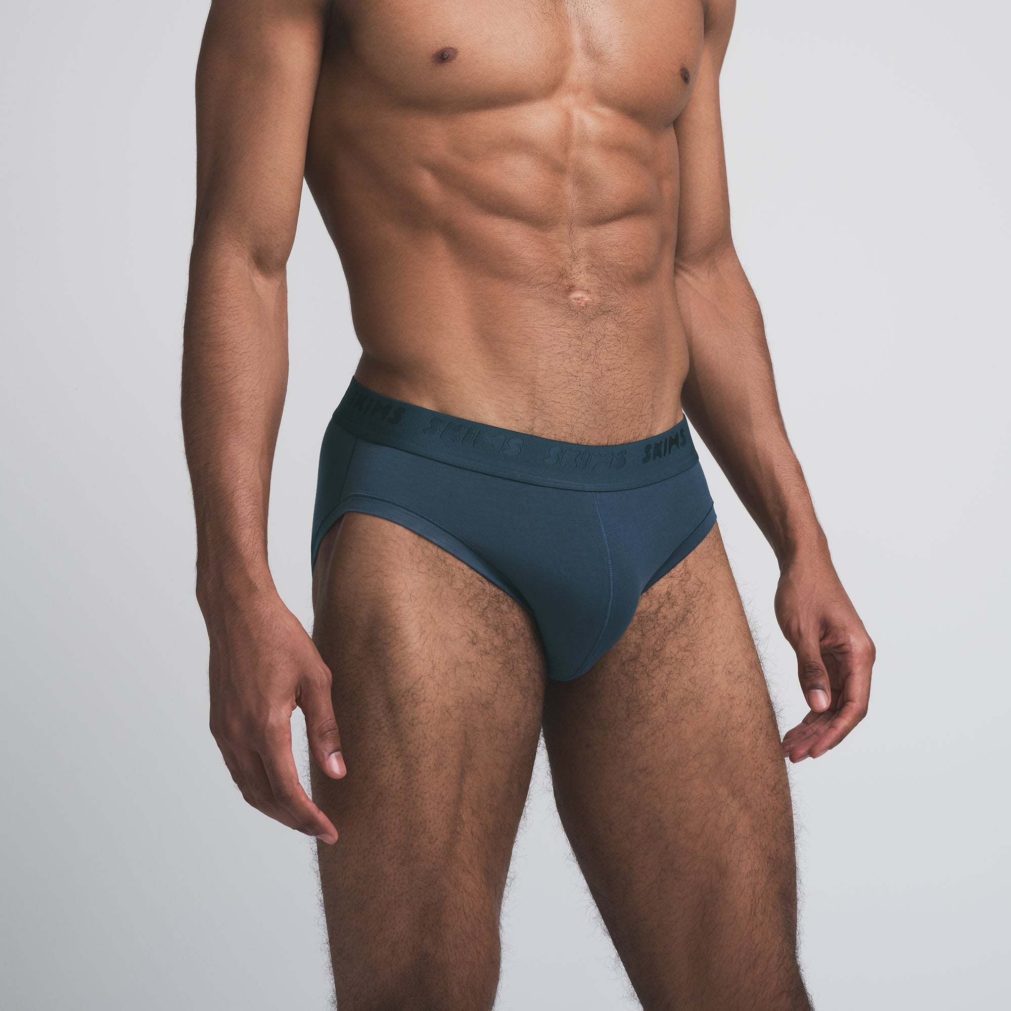 SKIMS STRETCH MENS BRIEF | INDIGO - Image 2