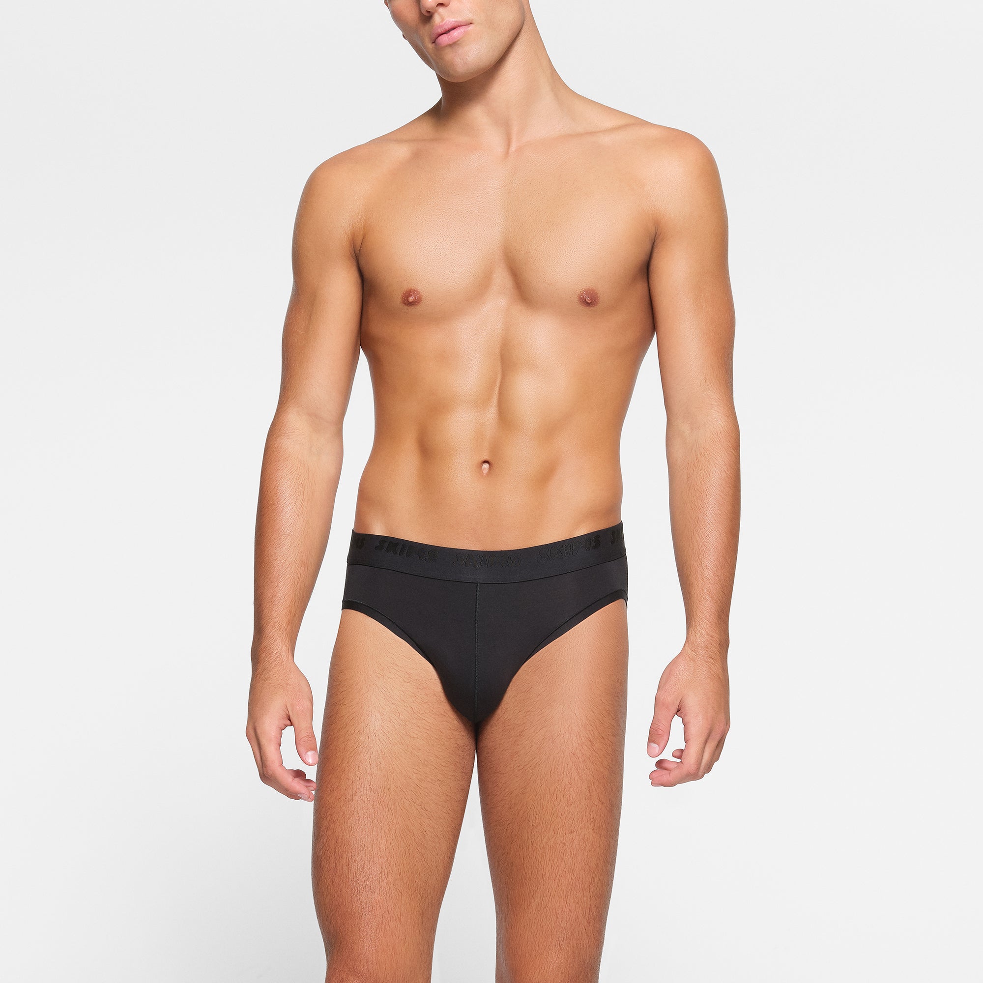SKIMS STRETCH MENS BRIEF 3-PACK | OBSIDIAN