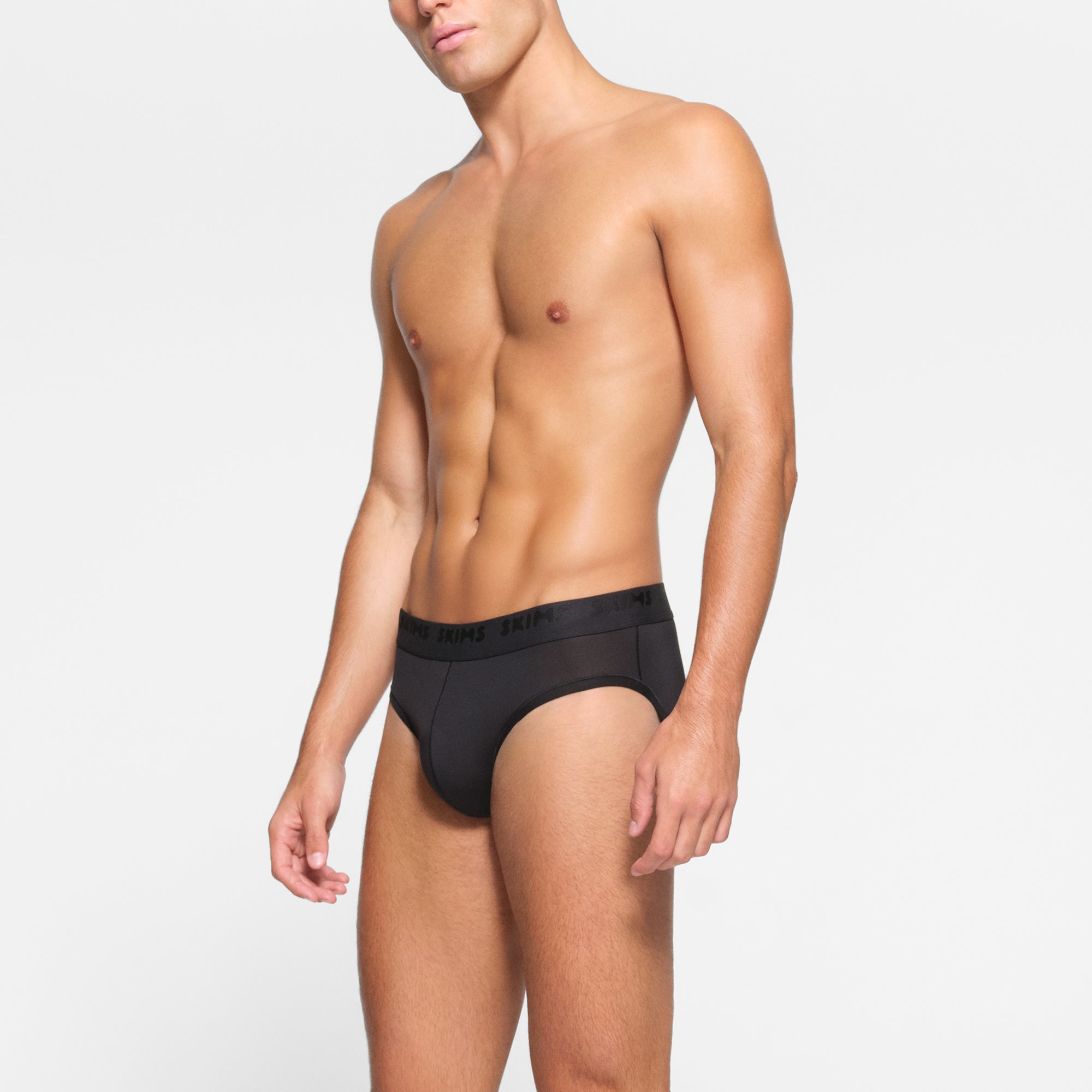 SKIMS STRETCH MENS BRIEF | OBSIDIAN - Image 2