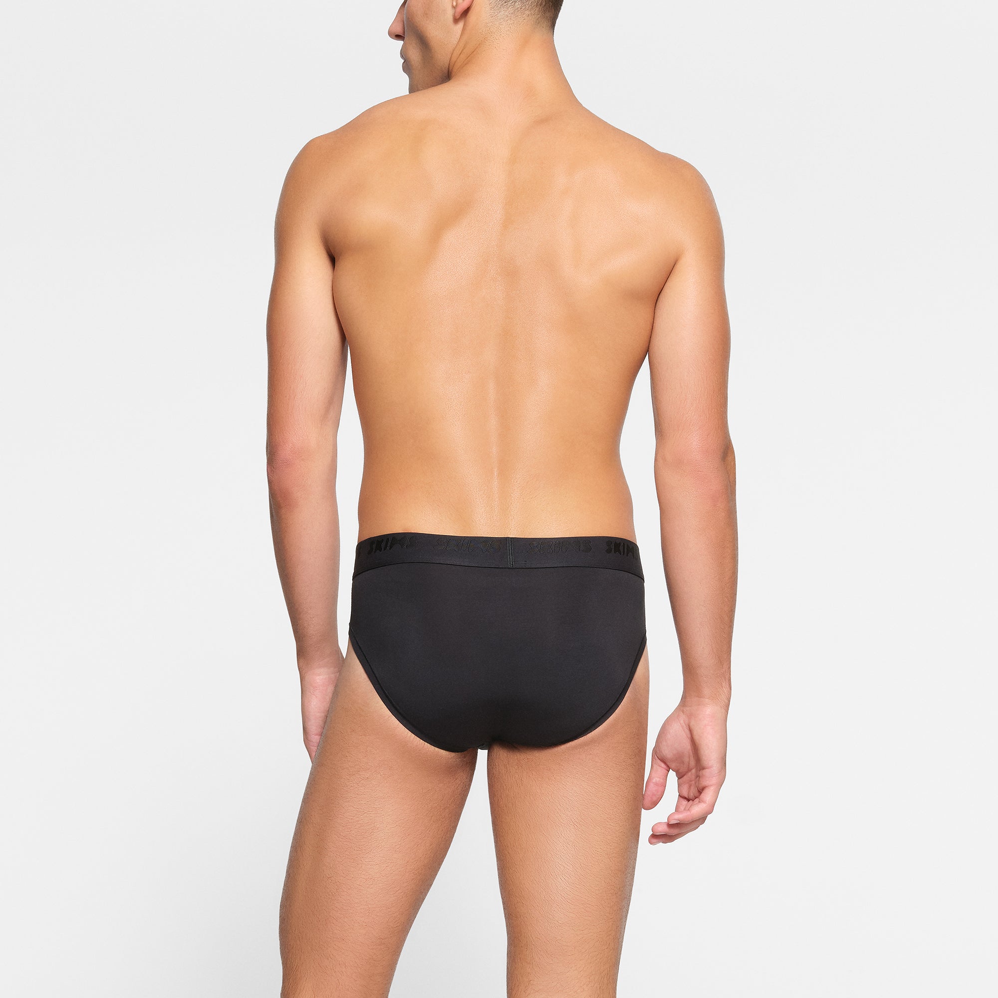 SKIMS STRETCH MENS BRIEF | OBSIDIAN - Image 3