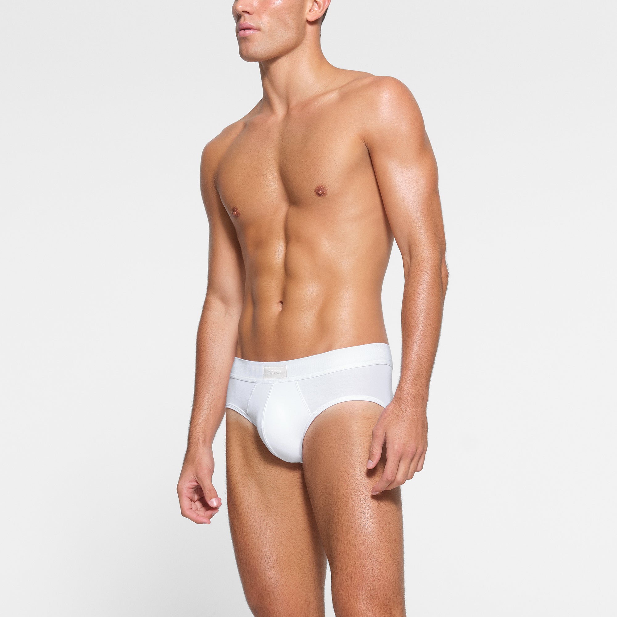 SKIMS COTTON MENS BRIEF | CHALK - Image 2